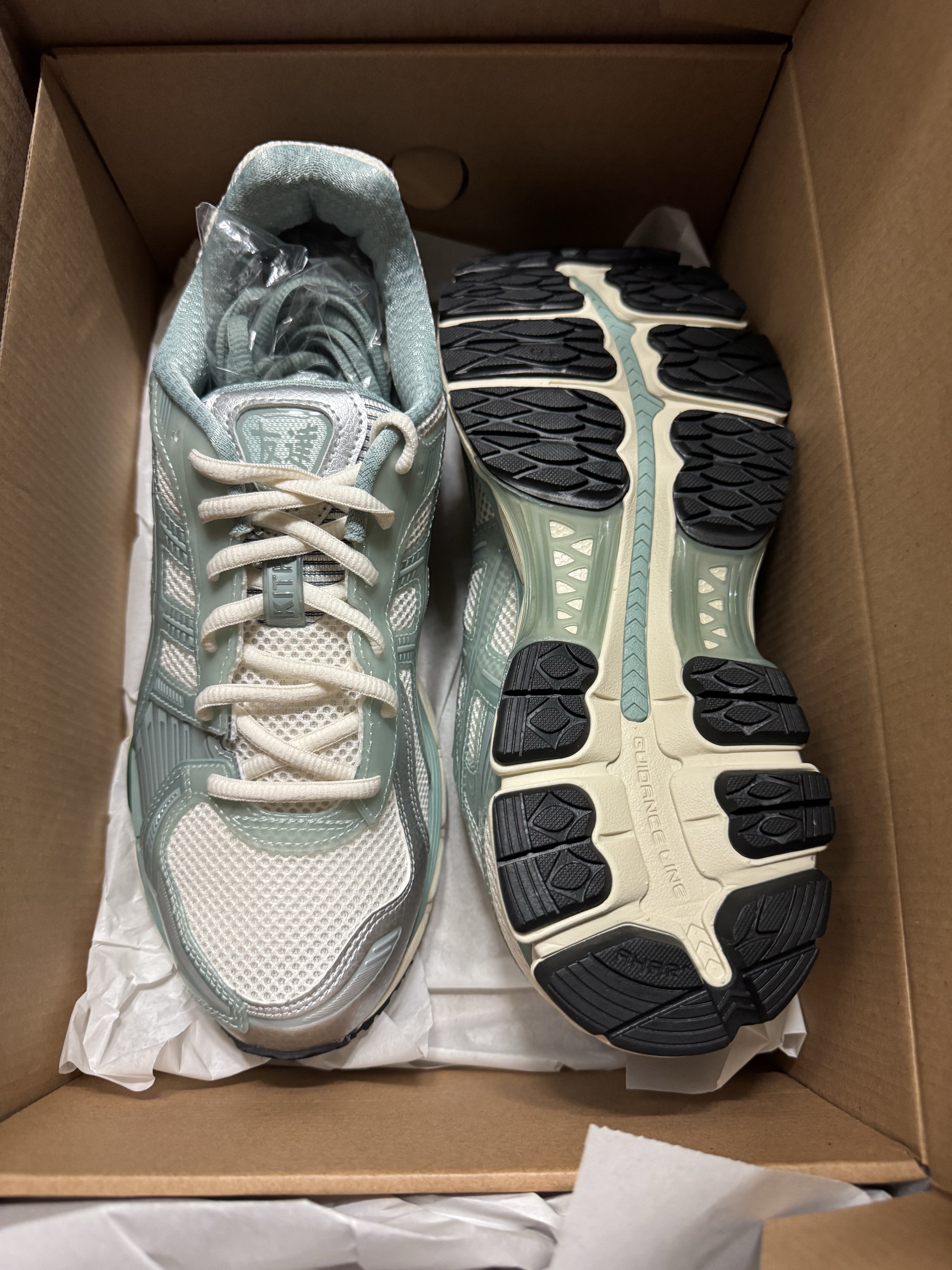 New Balance x Auralee RC30 Hunter Green, Nike x Stussy Everyday Plus Cushioned Crew Socks Black (3 Pack) 착용 스타일 - 6