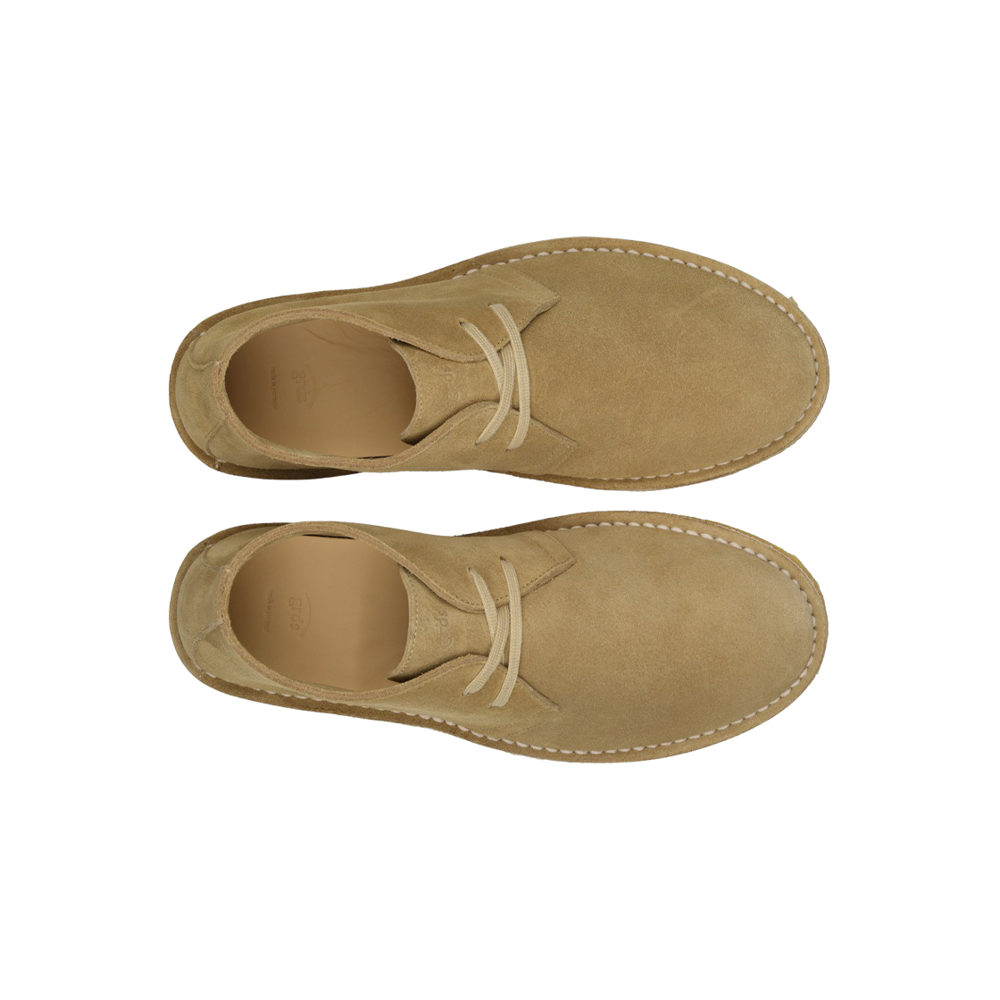 그라더스 블루처 10 스웨이드 베이지(Grds Blucher 10 Suede Beige) - 2