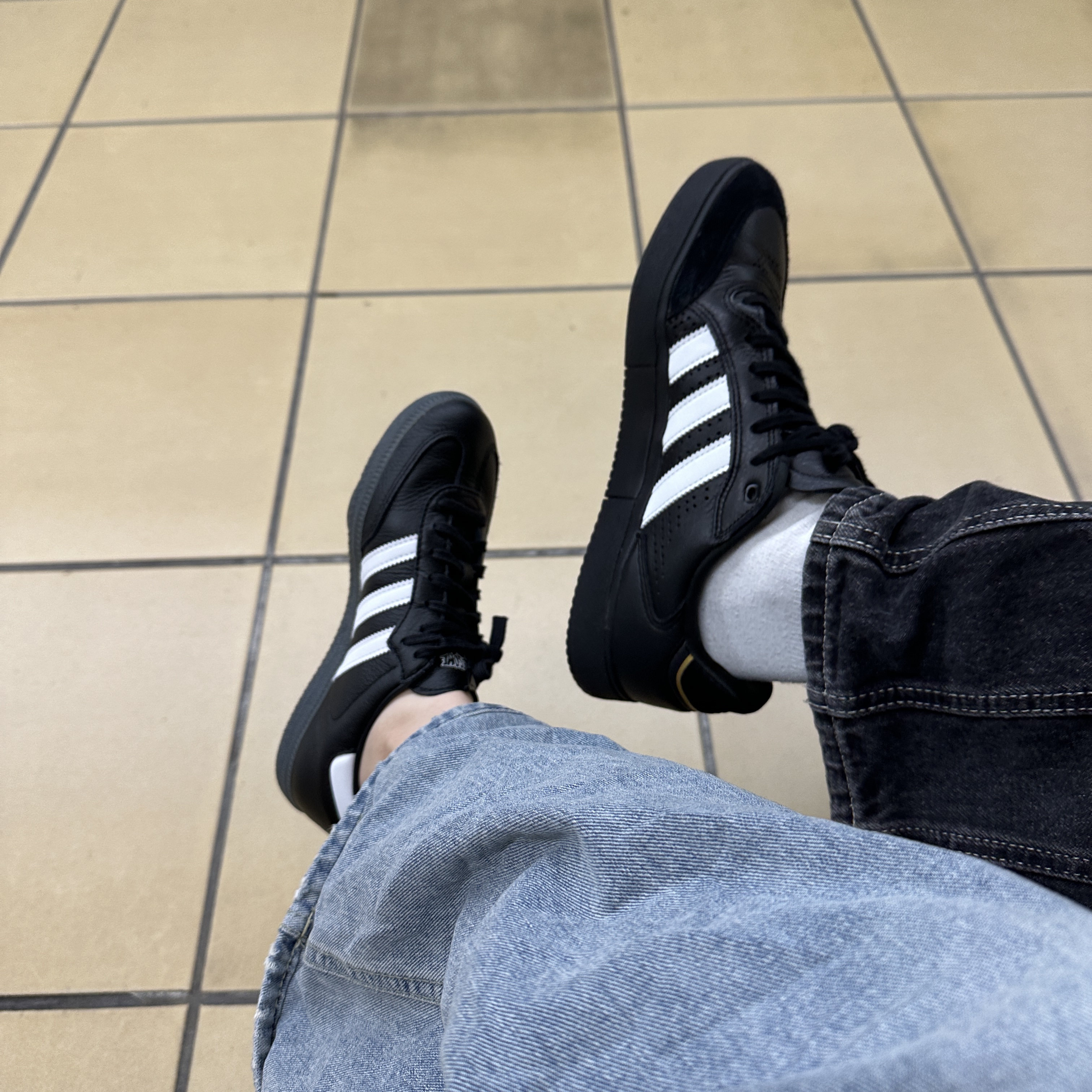 Adidas x Fucking Awesome Samba Core Black 착용 스타일