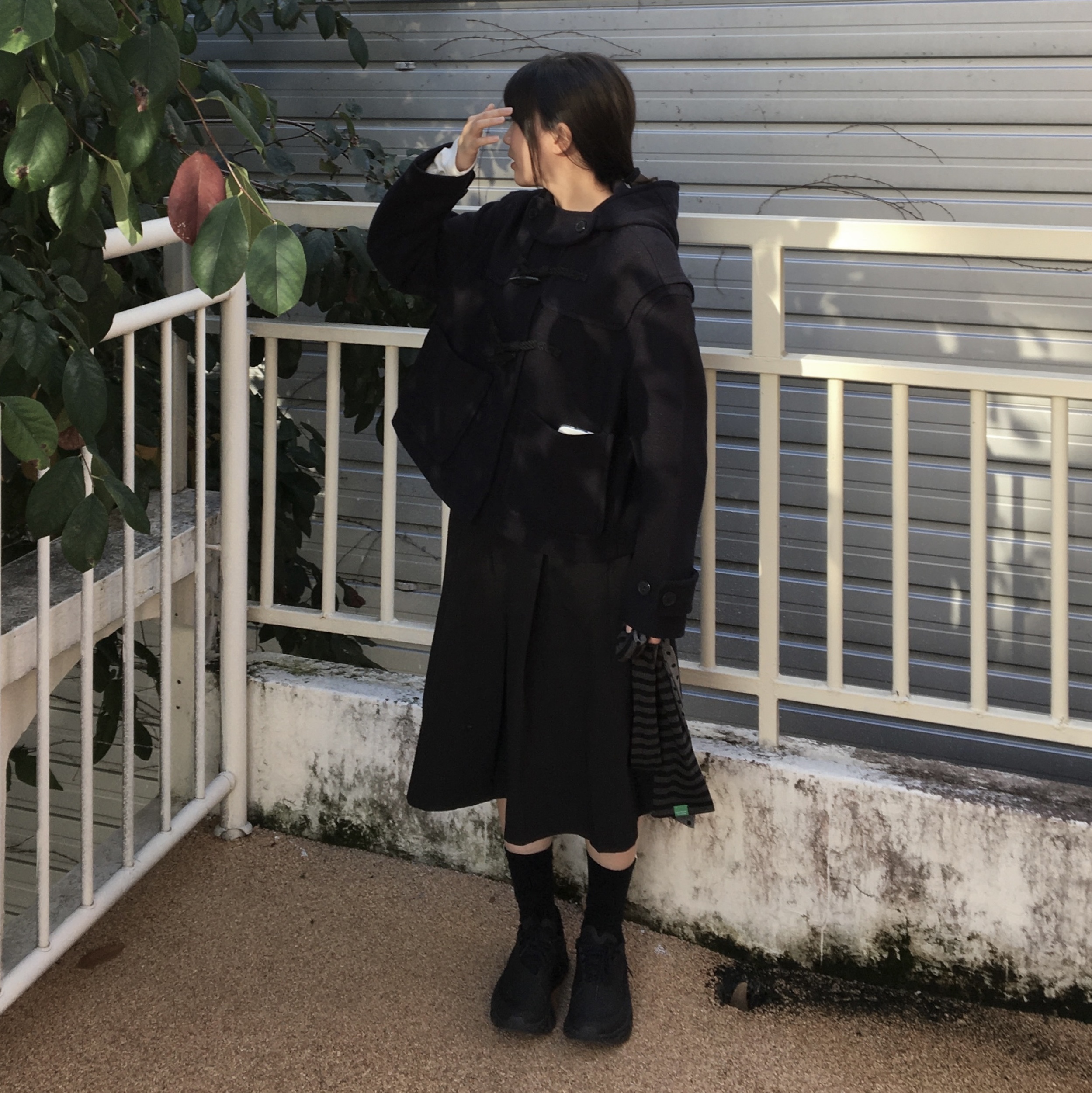 (W) On Running x Post Archive Faction (Paf) Cloudmonster 2 Black Magnet 착용 스타일 - 2