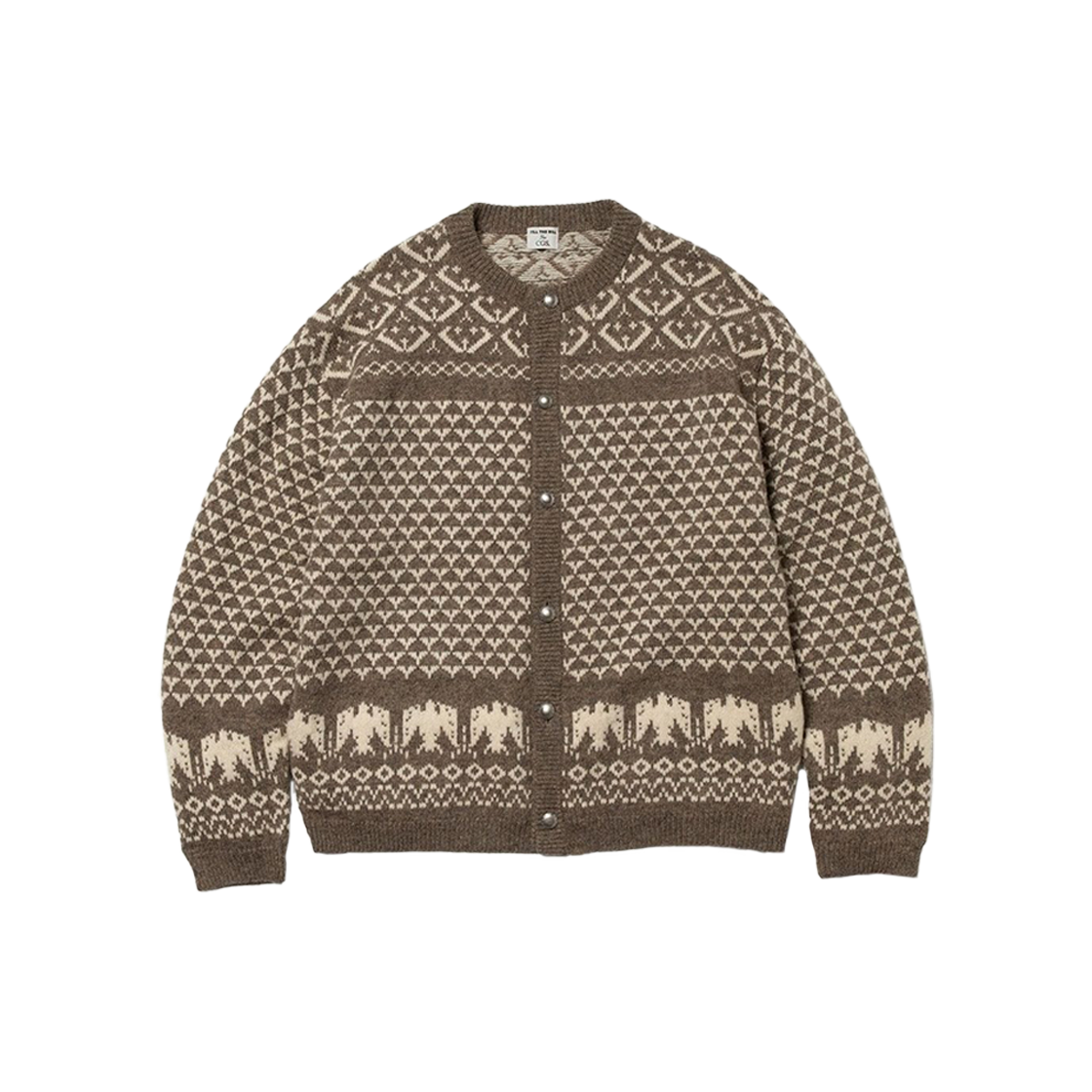 KM4DKNCCG19BG [KREAM 단독] California General Store x Fill the Bill Nordic Cardigan Beige - 24FW