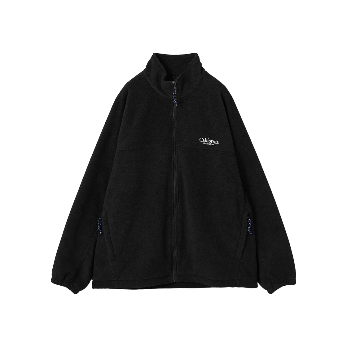KM4DOTBCG02BK [KREAM 단독] California General Store Fleece Stand-up Collar Zip Blouson Black - 24FW