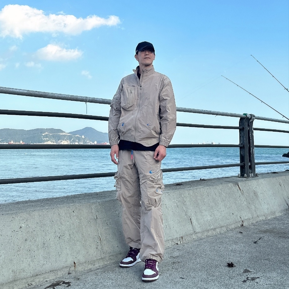 Nike x Drake Nocta Club Cap Black, Nike x Off-White NRG Track Suit Khaki - Asia 착용 스타일