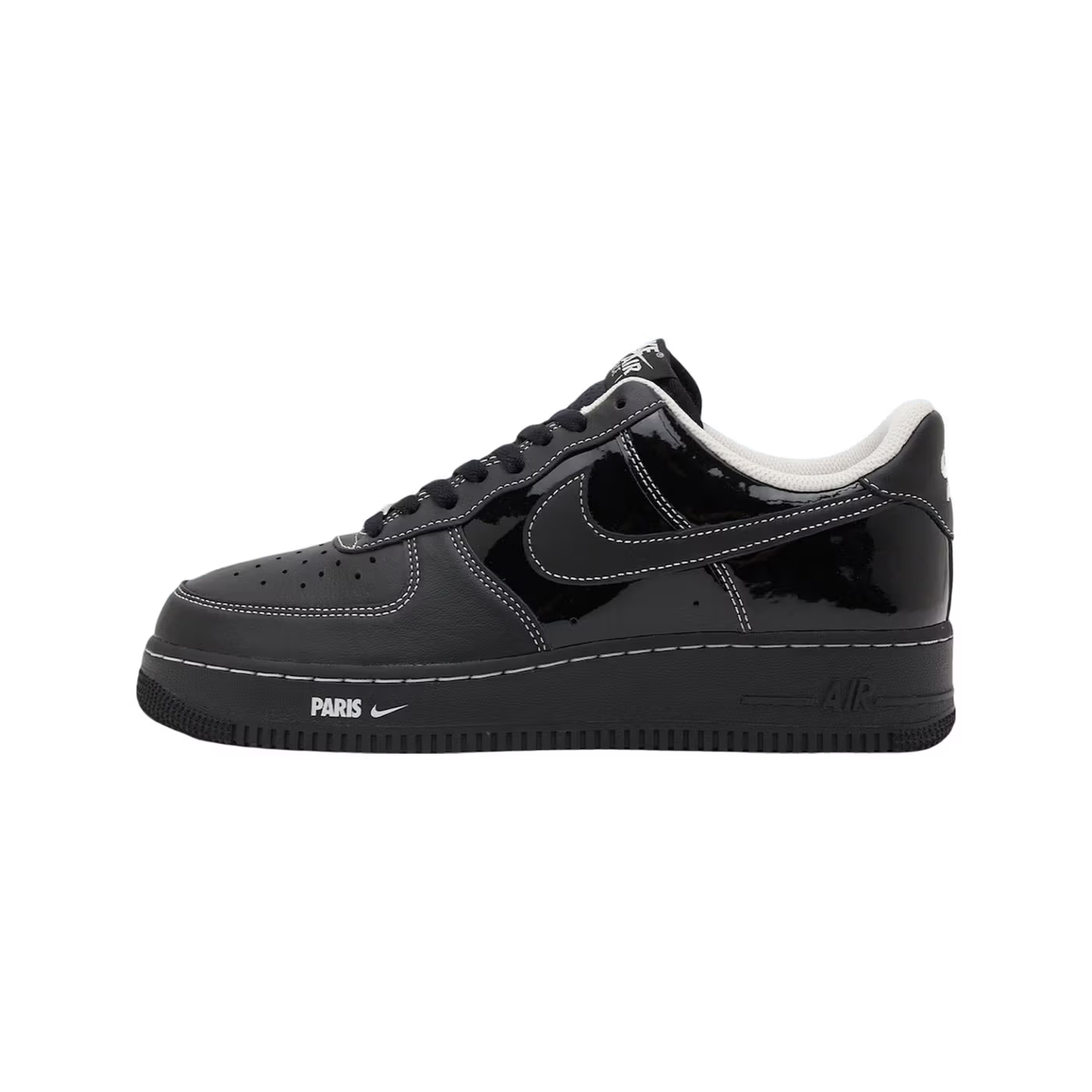 Nike Air Force 1 '07 Low Triple Black, (W) Nike Air Force 1 '07 Cacao Wow 착용 스타일 - 2
