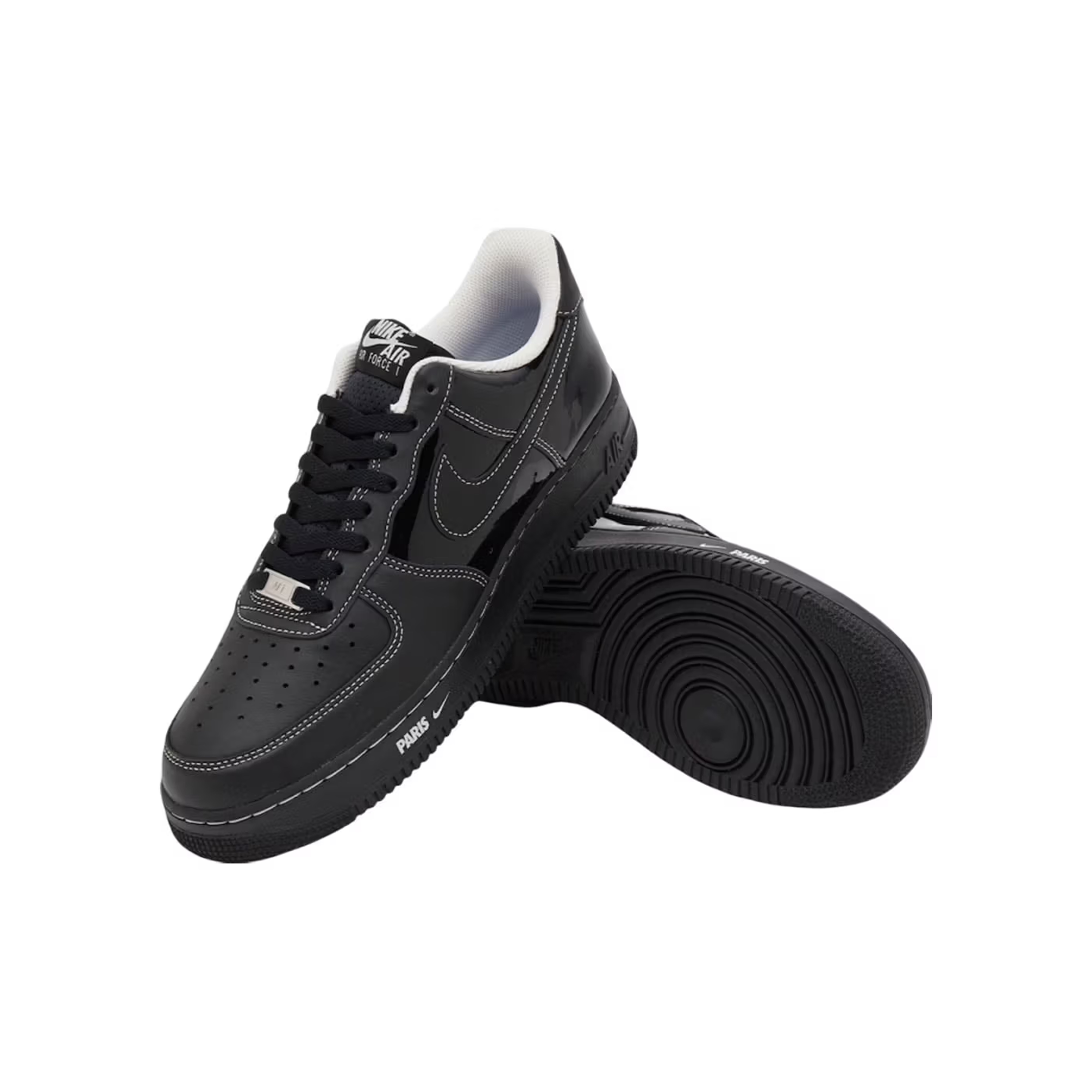 Nike Air Force 1 '07 Low Triple Black, (W) Nike Air Force 1 '07 Cacao Wow 착용 스타일 - 5