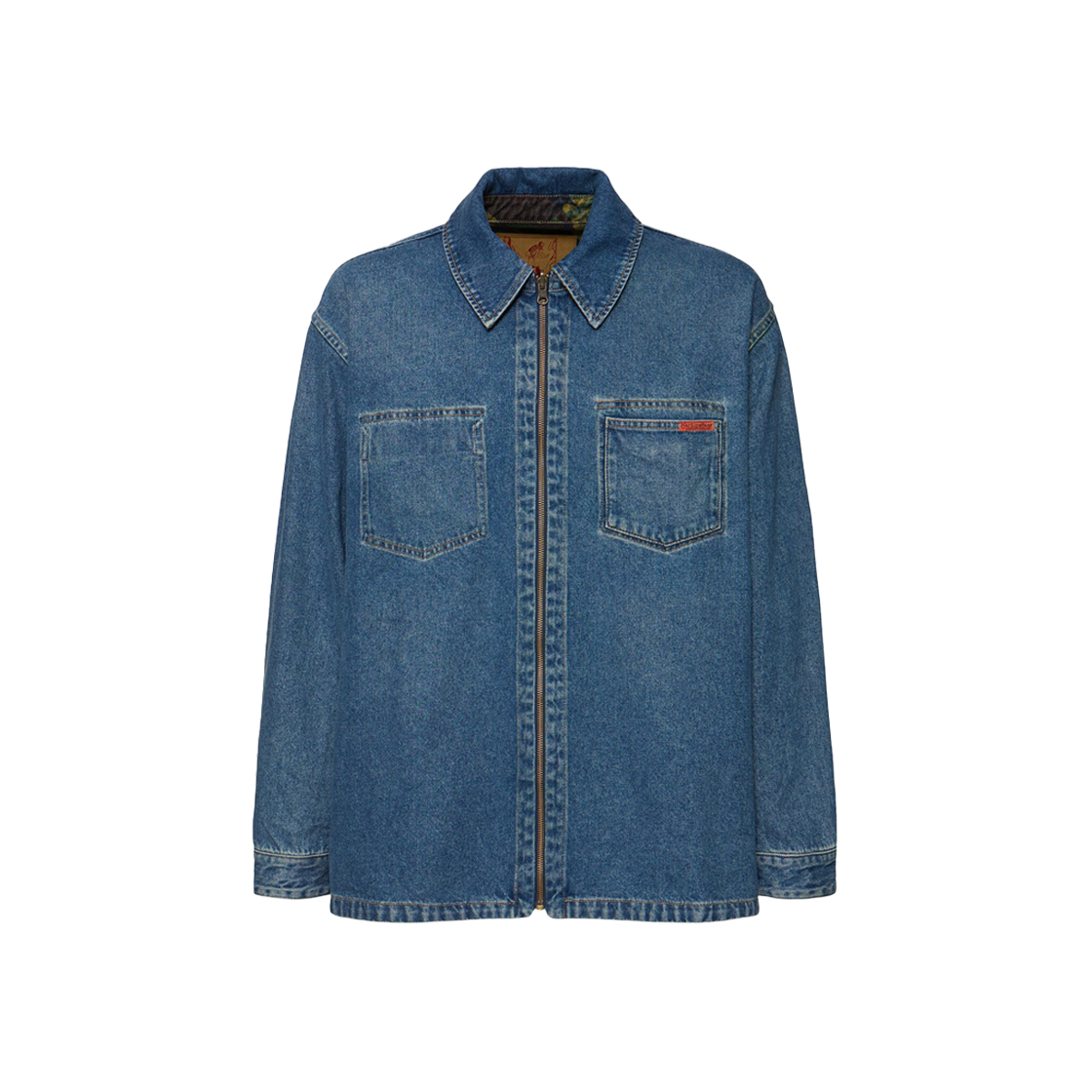 마틴 로즈 리버시블 카모 셔츠 블루 카모 - 24FW(Martine Rose Reversible Camo Shirt Blue Camo - 24FW) - 3