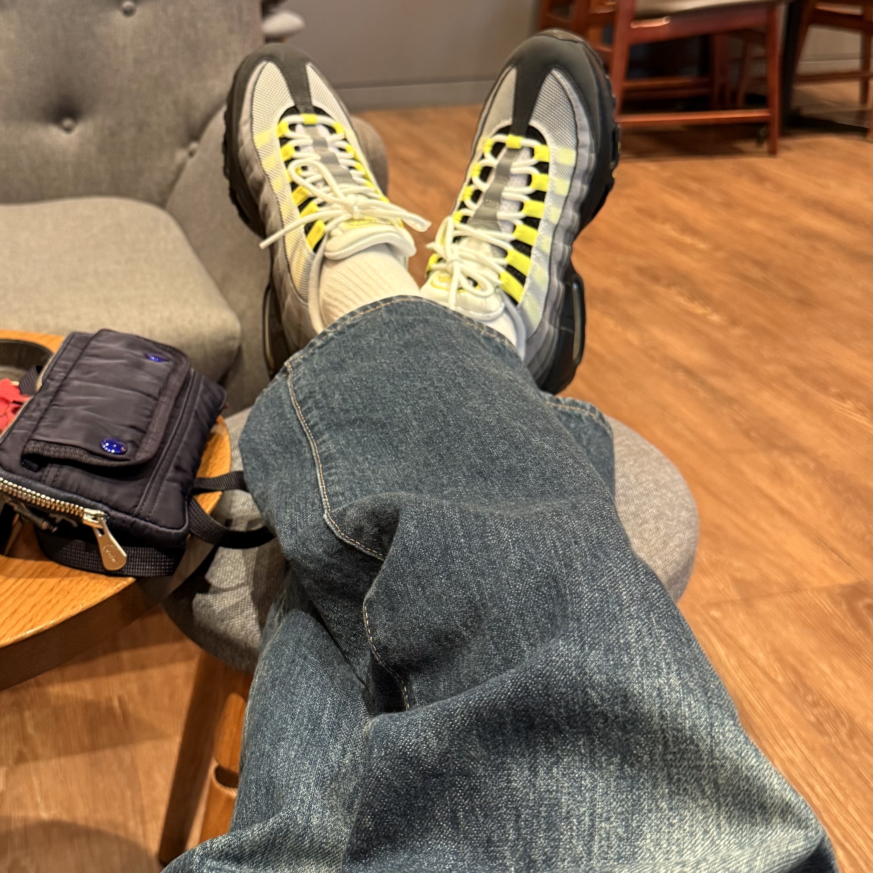 Nike Air Max 95 OG Neon Yellow 2020 착용 스타일