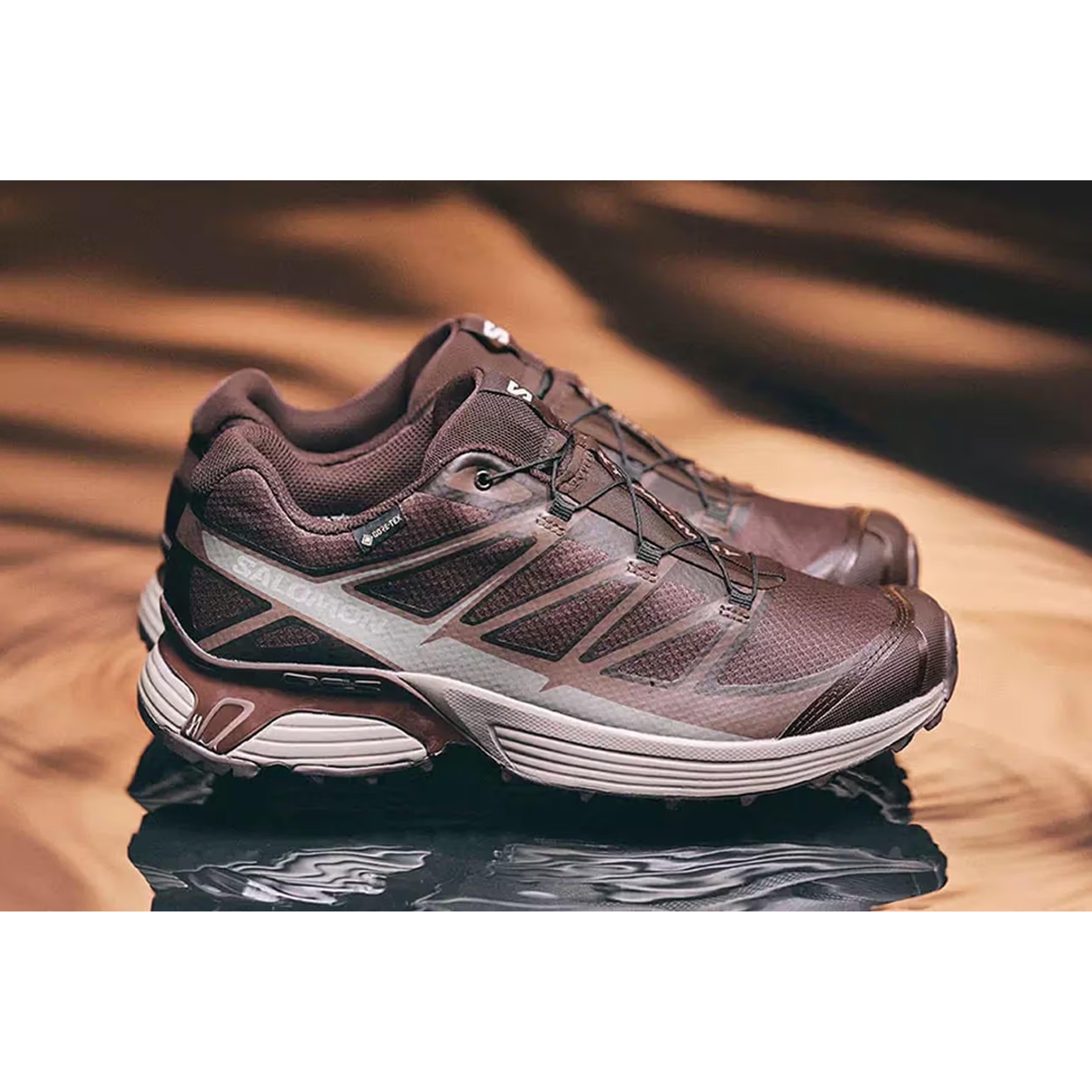 Salomon XT-Pathway Black Gold, Salomon XT-Pathway GTX Cement 착용 스타일 - 2