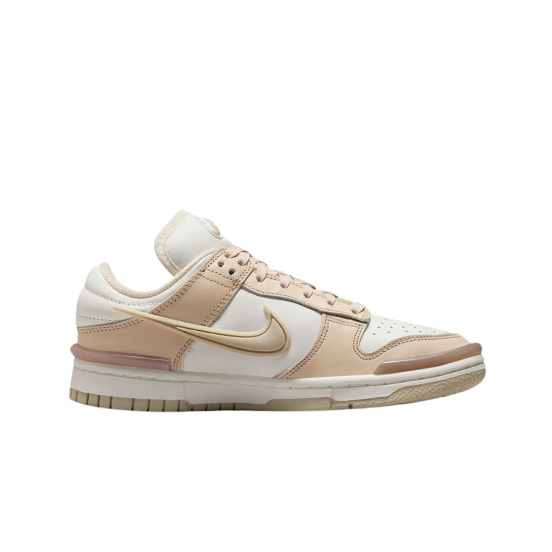 (W) 나이키 덩크 로우 트위스트 코코넛 밀크 샌드드리프트((W) Nike Dunk Low Twist Coconut Milk Sanddrift)