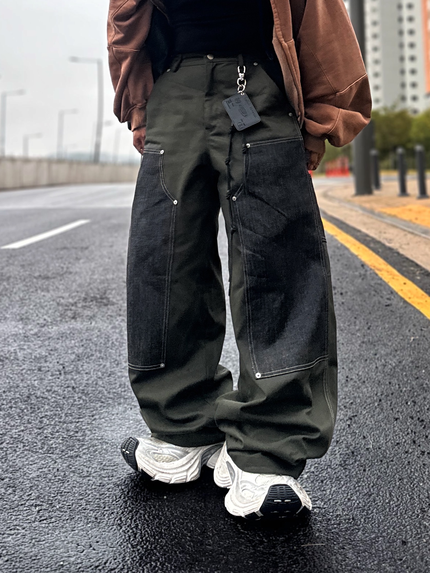 Balenciaga 10XL Sneakers White Grey Silver Black, Surgery Clover Logo Beanie Ver.2 White 착용 스타일 - 4