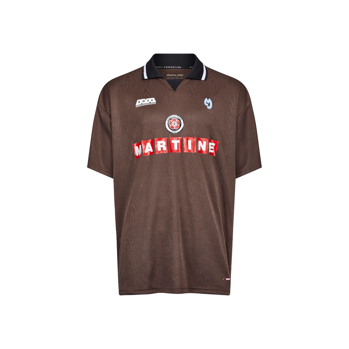 KM4DTSSMR04BR Martine Rose Football Top Brown - 24FW