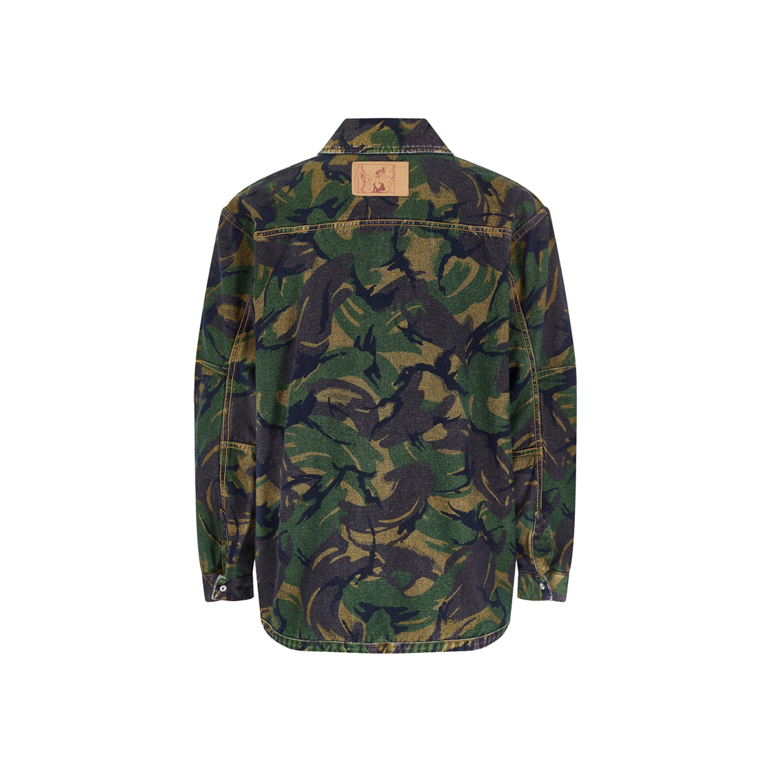 마틴 로즈 리버시블 카모 셔츠 블루 카모 - 24FW(Martine Rose Reversible Camo Shirt Blue Camo - 24FW) - 2