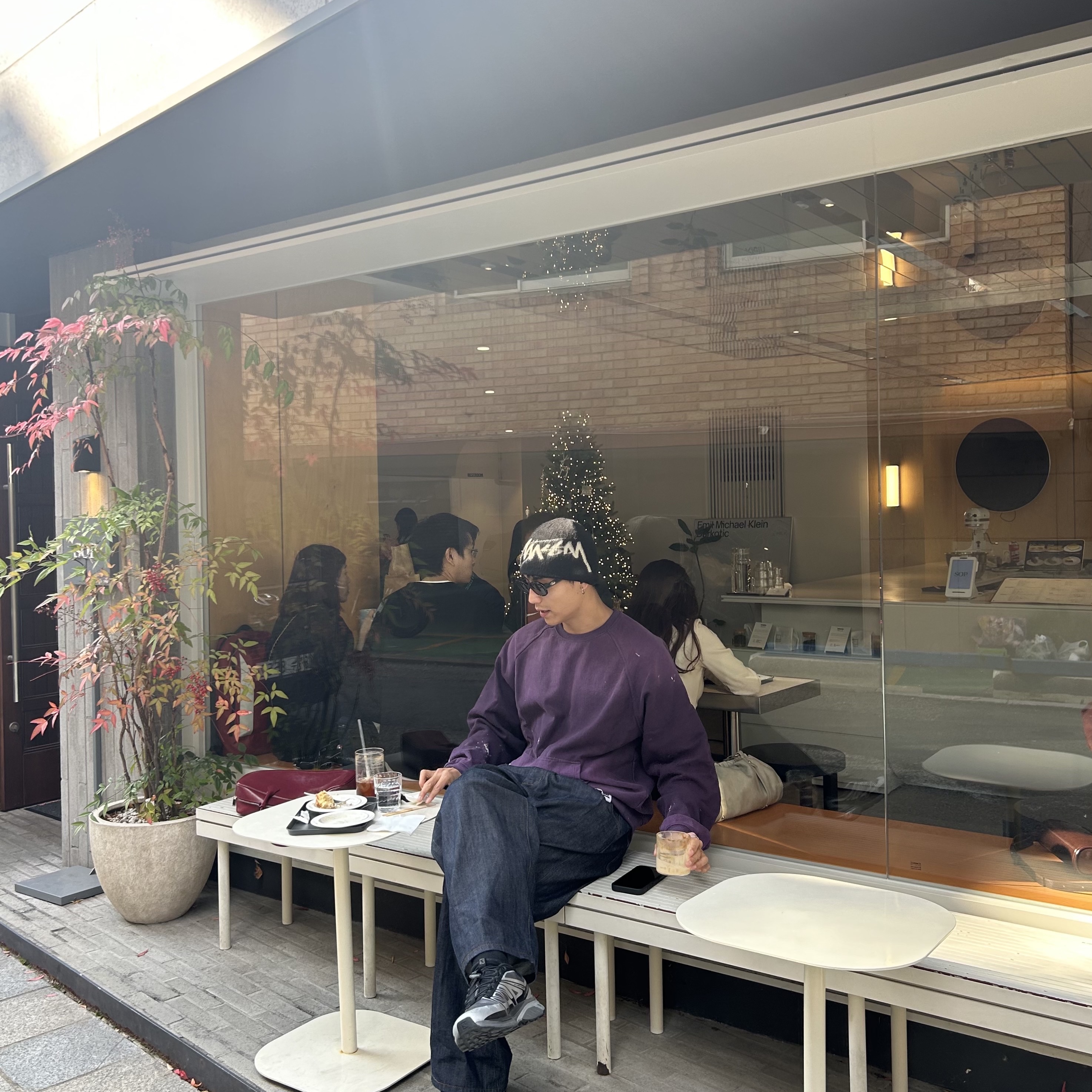 Stussy Brushed Out Stock Skullcap Beanie Black 착용 스타일
