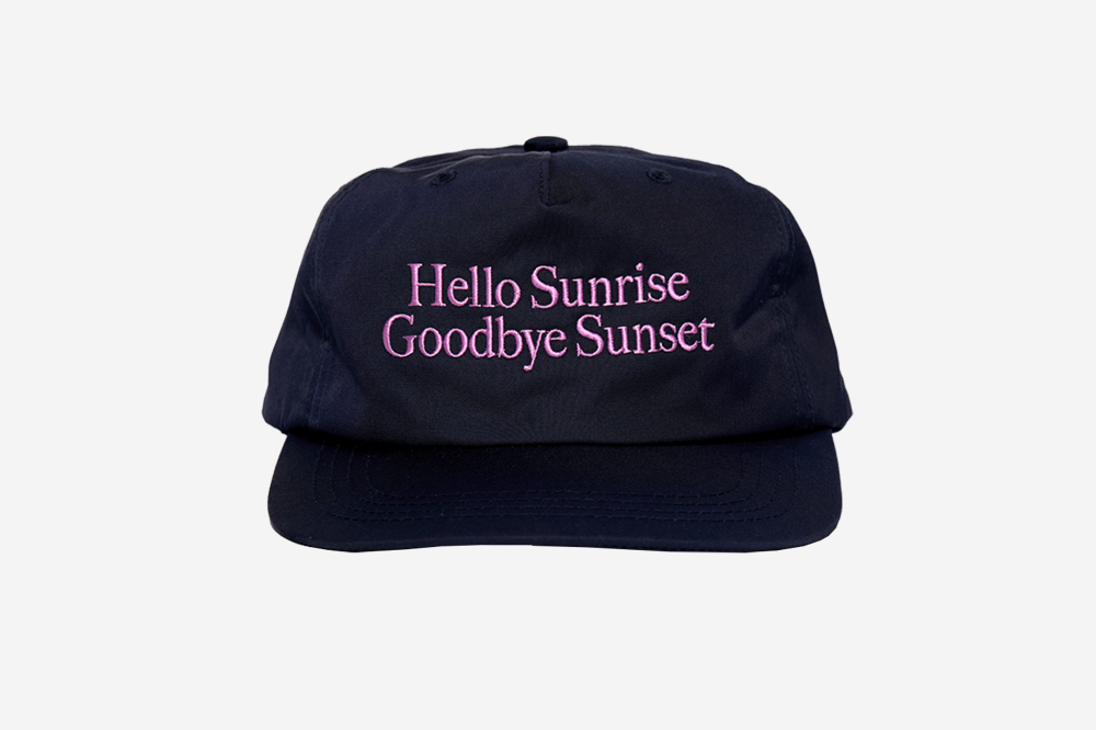 キャップ HELLO SUNRISE HS Arch Logo 5Panel CapGolden Olive HS42CA003G Hello Sunrise HS アーチ ロゴ 5パネル キャップ (Hello Sunrise