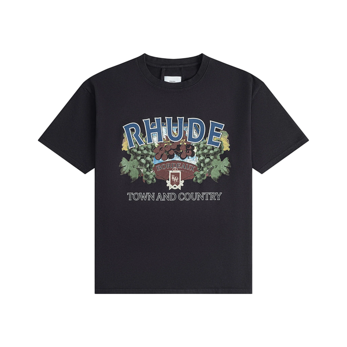 루드 타운 앤 컨트리 티 빈티지 블랙 - 24FW(Rhude Town And Country Tee Vintage Black - 24FW)