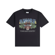 Rhude Town And Country Tee Vintage Black - 24FW