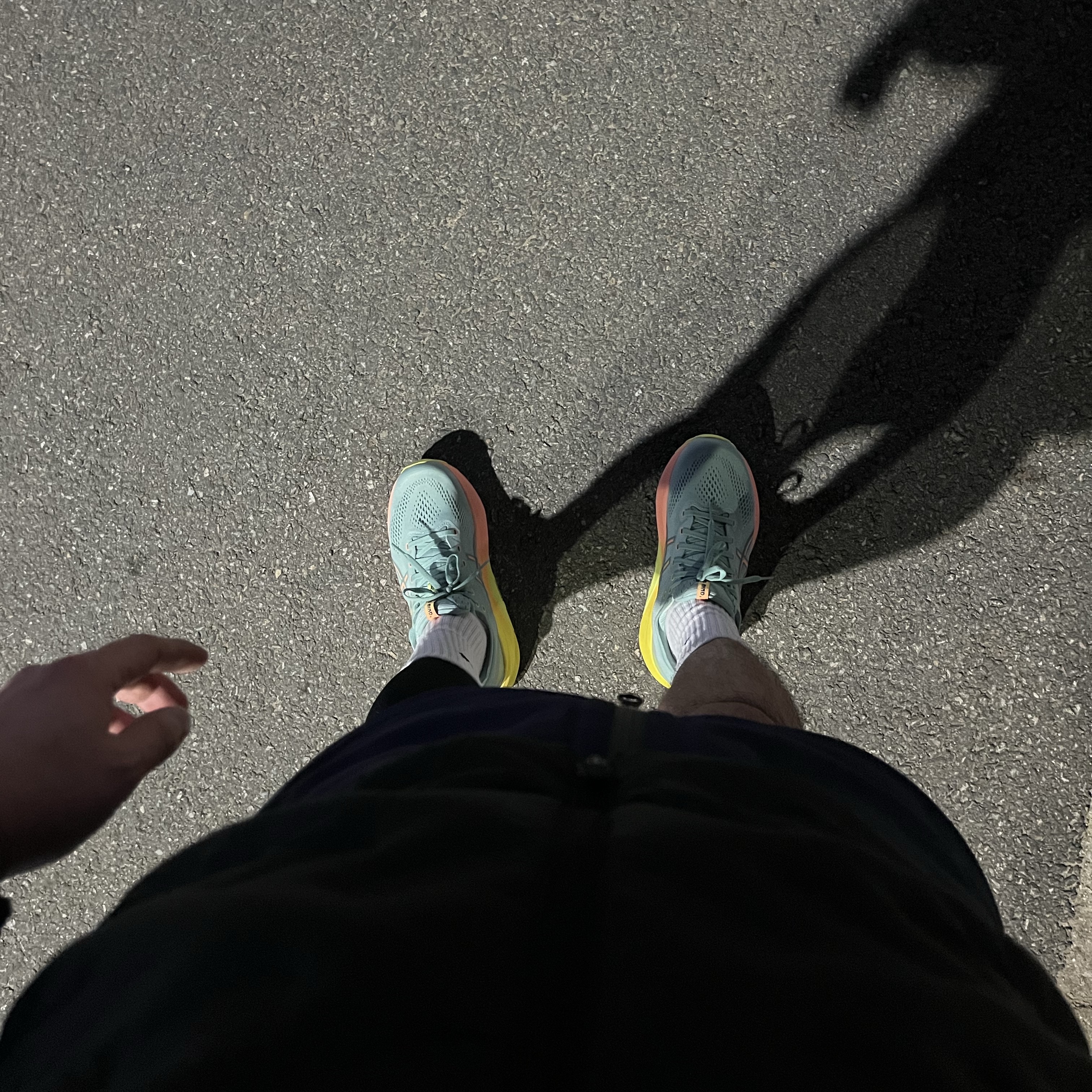 Asics Gel-Kayano 31 Paris Light Celadon Safety Yellow 착용 스타일
