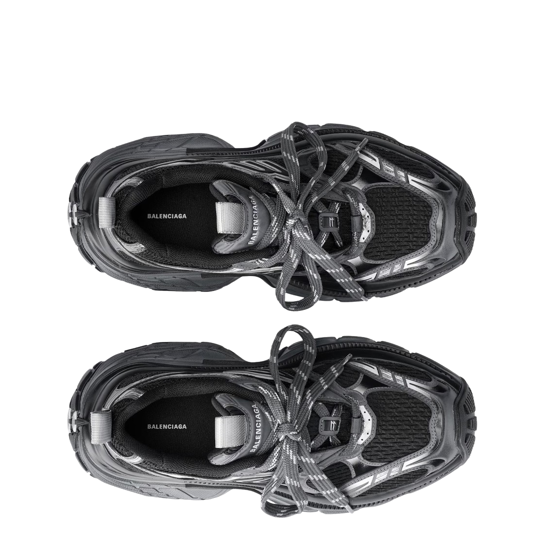 (W) 발렌시아가 6XL 스니커즈 블랙 그레이((W) Balenciaga 6XL Sneakers Black Gray) - 2