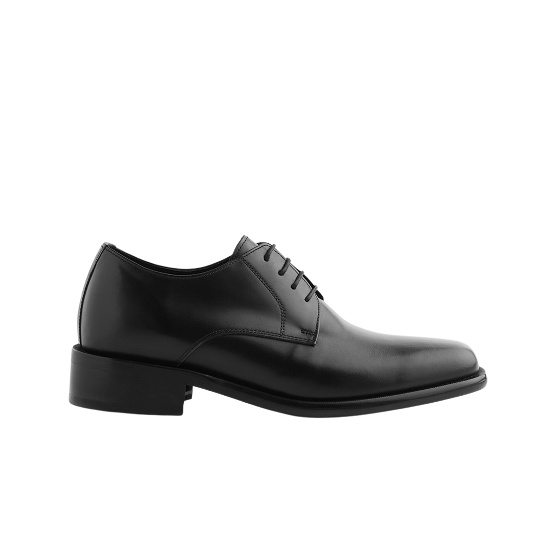 로맨틱 무브 세미 스퀘어토 더비 블랙(Romantic Move Semi Square Toe Derby Black)