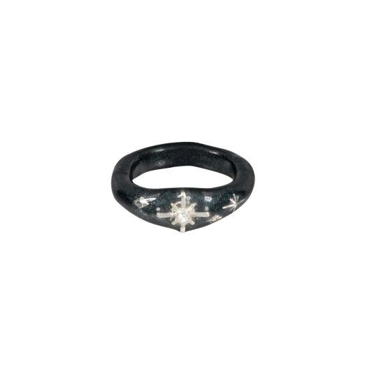 nff321 Nff Starry Night Ring Black