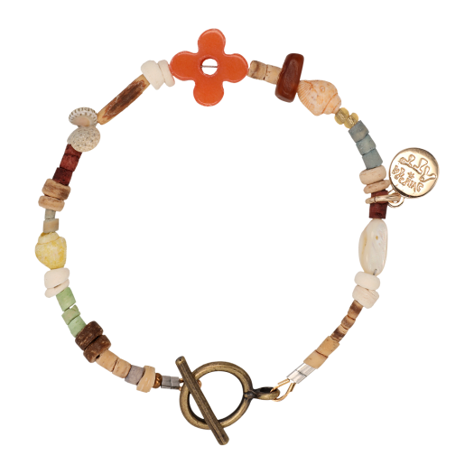 ★tow tow archive★ Clover Symbol Bracelet Carrot TBH12ABTB0 TOWTOW ARCHIVE Clover Symbol Bracelet