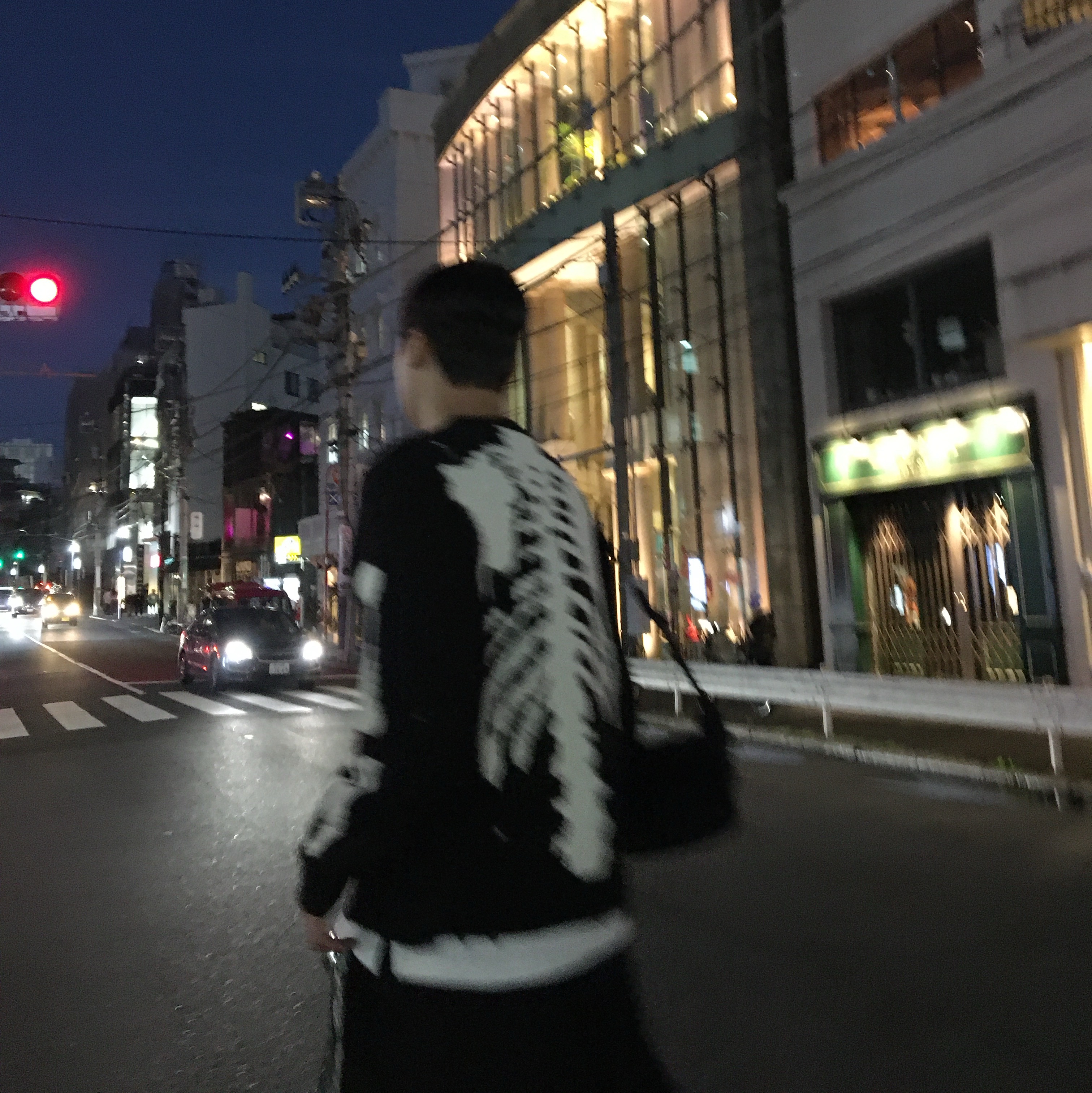 Kapital 5G Cotton Knit Bone Crewneck Sweater Black, Human Made Carabiner 70mm Silver 착용 스타일 - 1