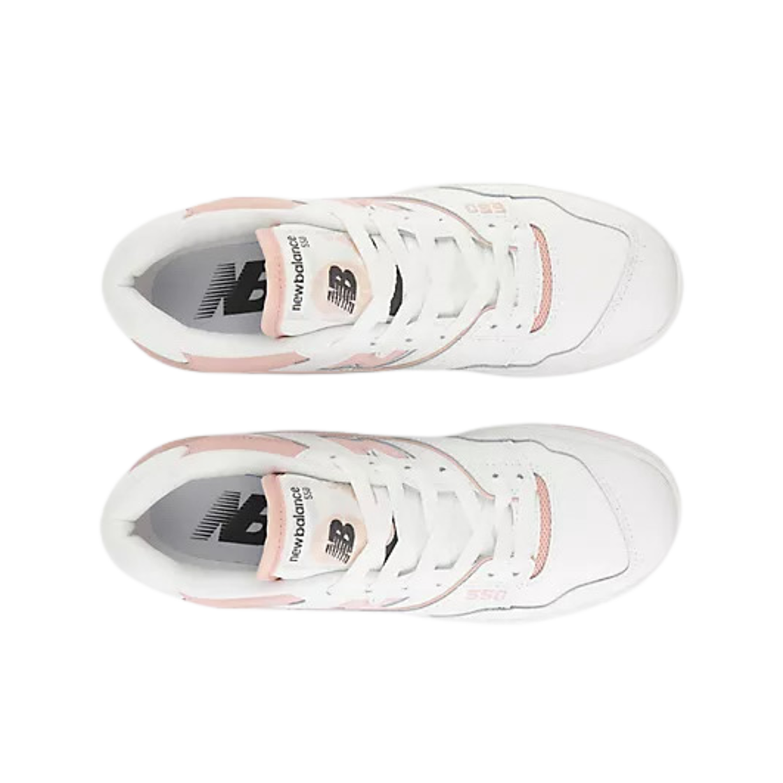 (W) 뉴발란스 550 화이트 핑크 샌드 - B 스탠다드((W) New Balance 550 White Pink Sand - B Standard) - 2