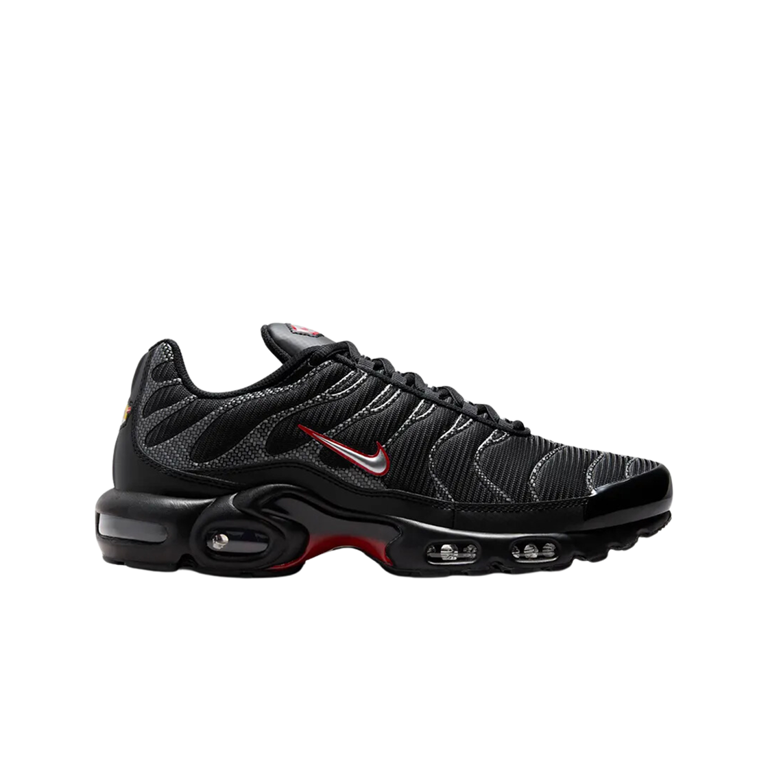 나이키 에어맥스 플러스 블랙 유니버시티 레드(Nike Air Max Plus Black University Red)