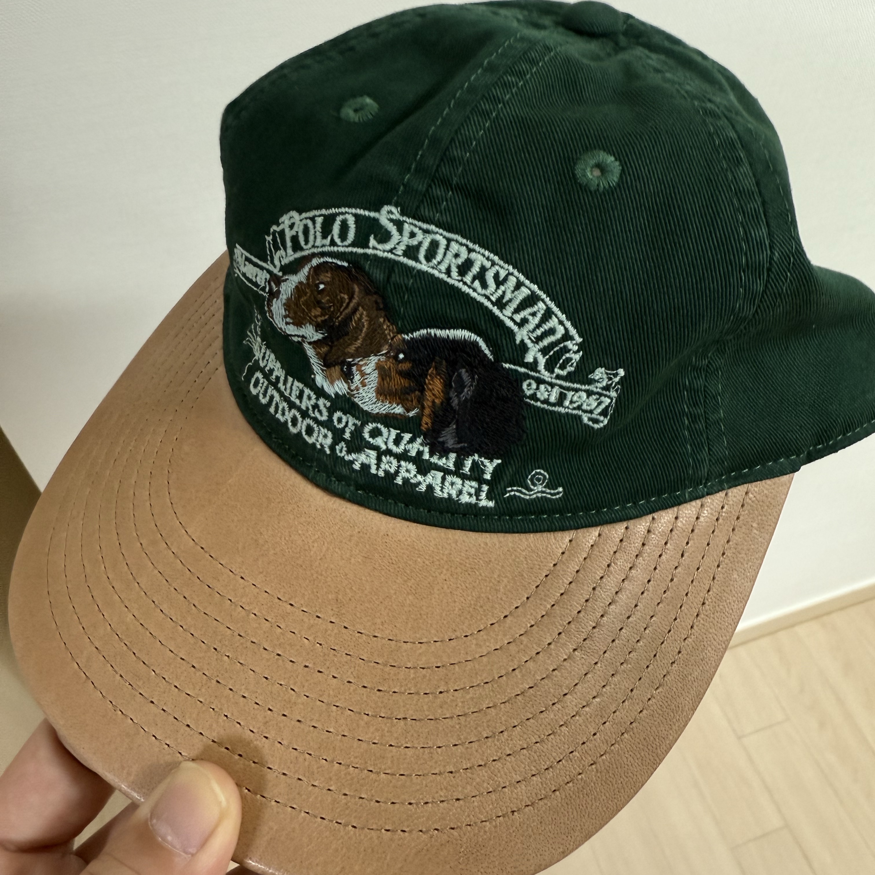 [20% 적립] [KREAM 단독] Polo Ralph Lauren Best Friend Twill Ball Cap Green - 24FW 착용 스타일