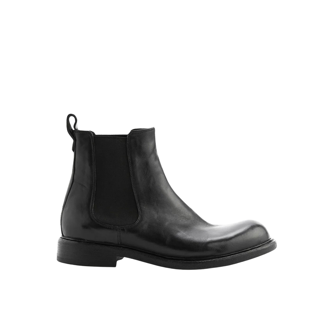 로맨틱 무브 핸즈 첼시 부츠 홀스 레더 블랙(Romantic Move Hands Chelsea Boots Horse Leather Black)