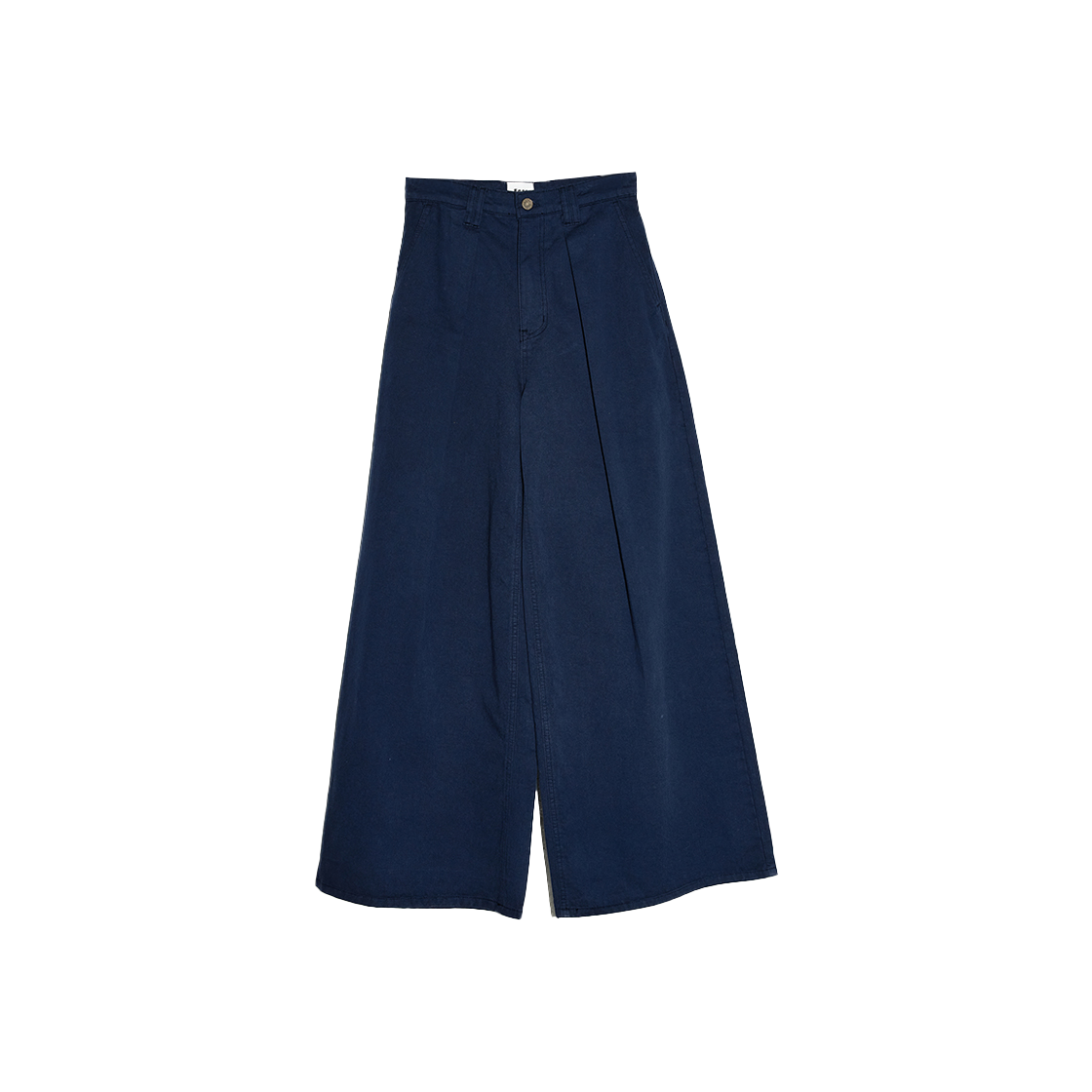 엔오르 우먼 원 턱 와이드 데님 팬츠 블루(Enor Women One Tuck Wide Denim Pants Blue)