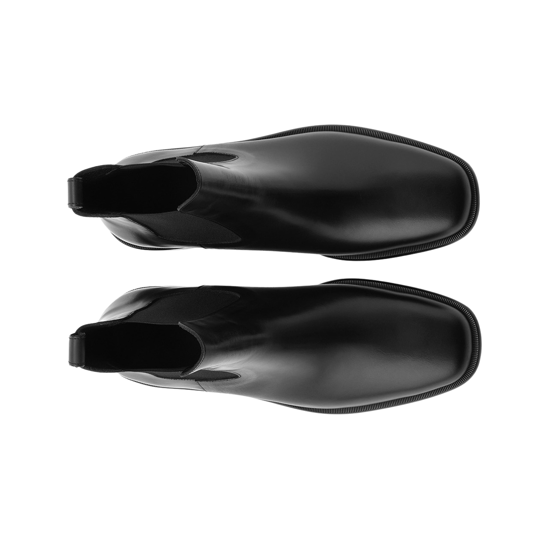 로맨틱 무브 세미 스퀘어토 첼시 부츠 블랙(Romantic Move Semi Square Toe Chelsea Boots Black) - 2