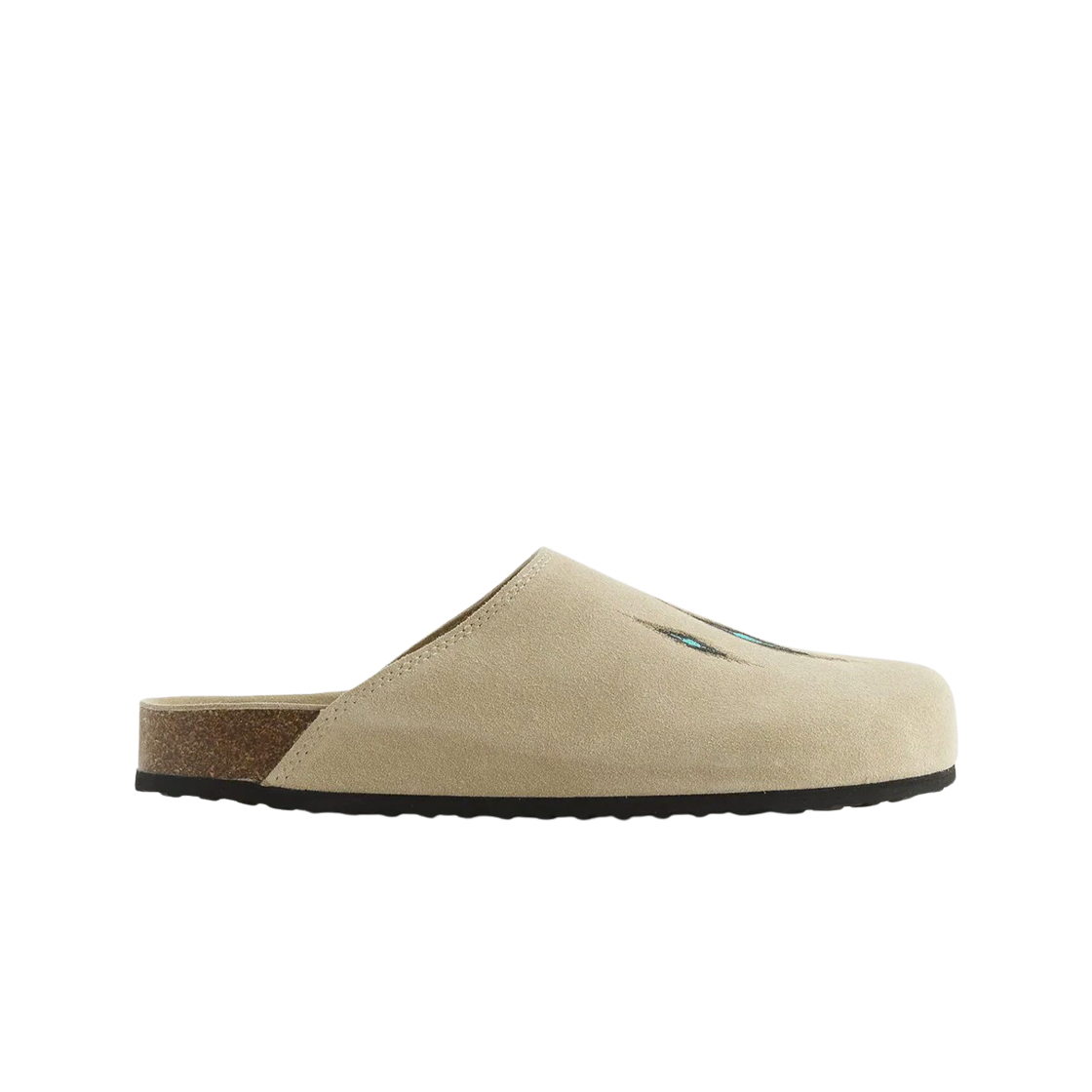 로맨틱 무브 아콘 스웨이드 슬라이드 자수 아이보리(Romantic Move Acorn Suede Slide Embroidery Ivory)