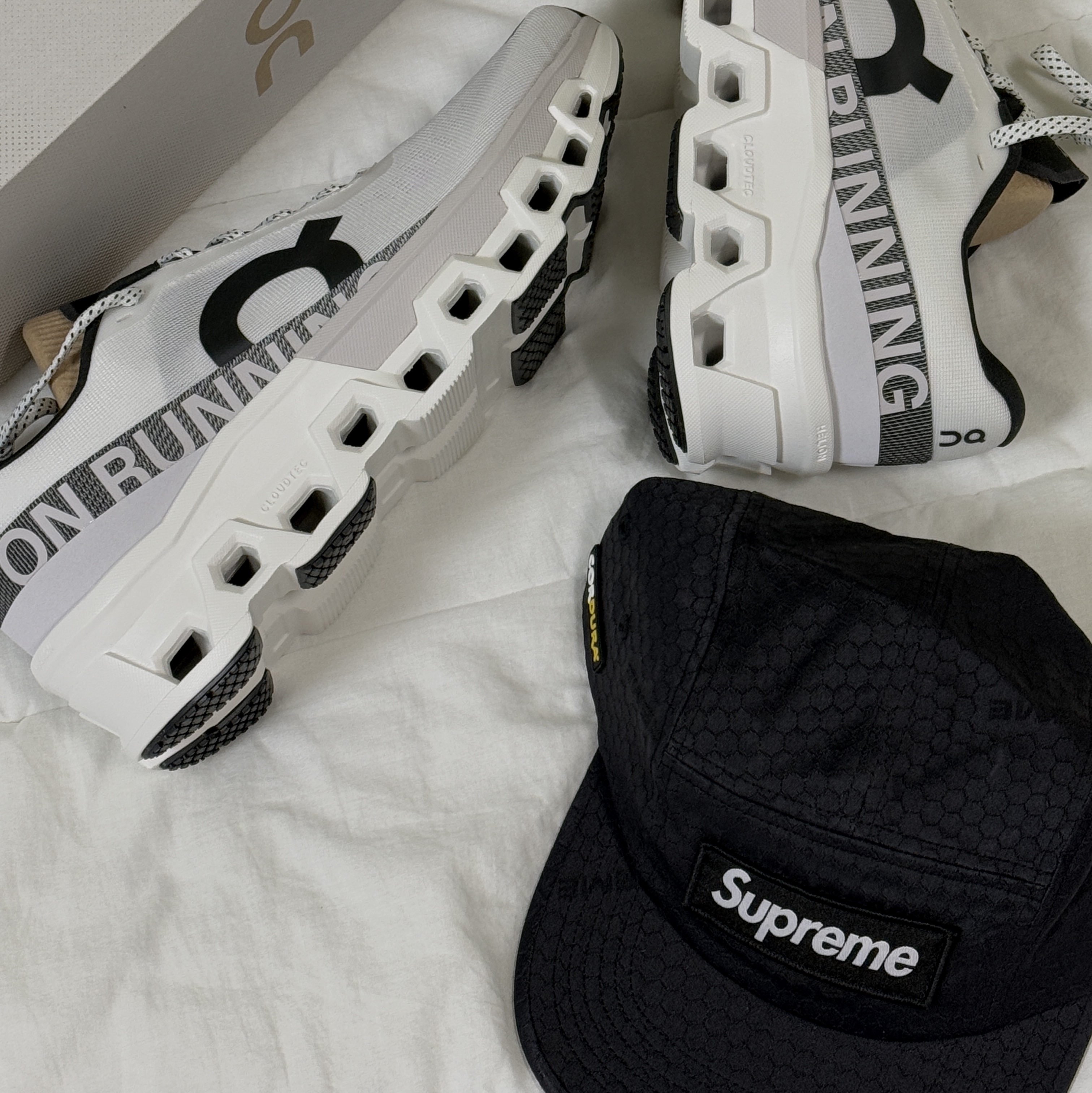Supreme Cordura Ripstop Camp Cap Black - 24FW 착용 스타일