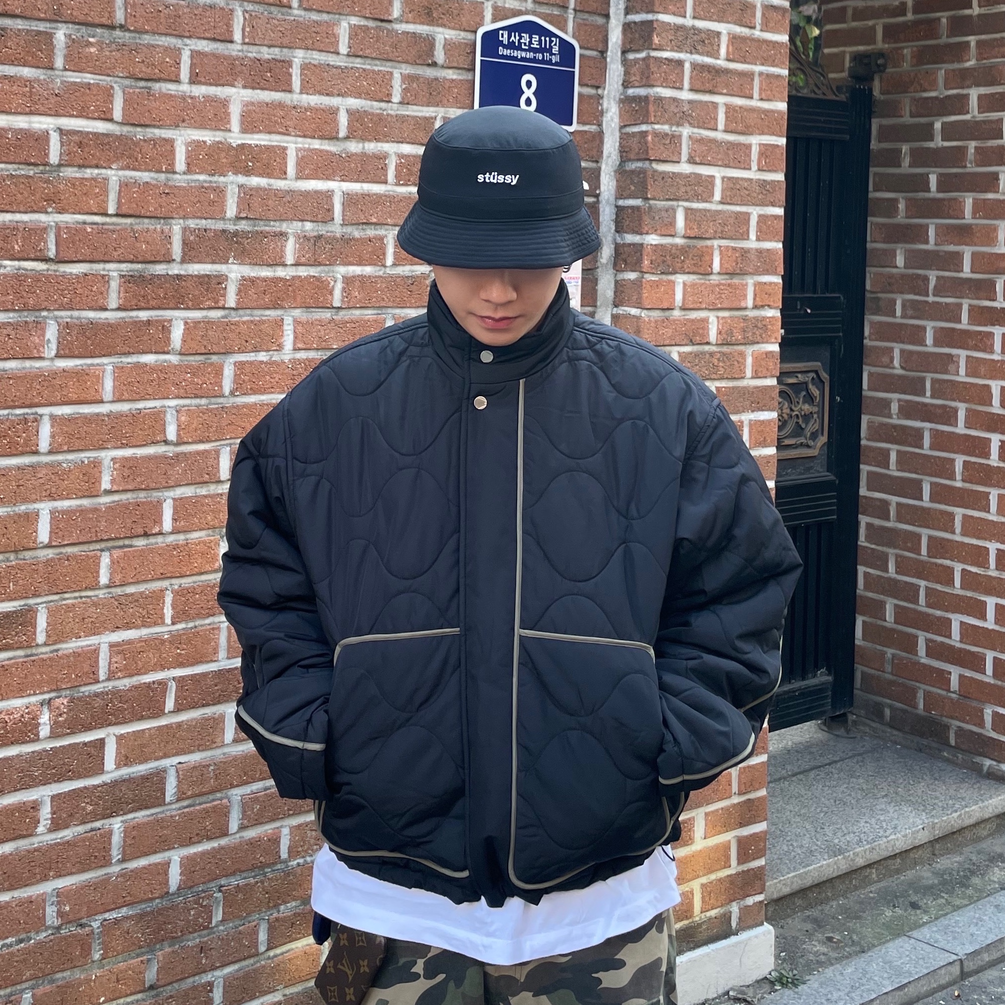 Project G/R Tactical Cargo Pants Camo 착용 스타일 - 2