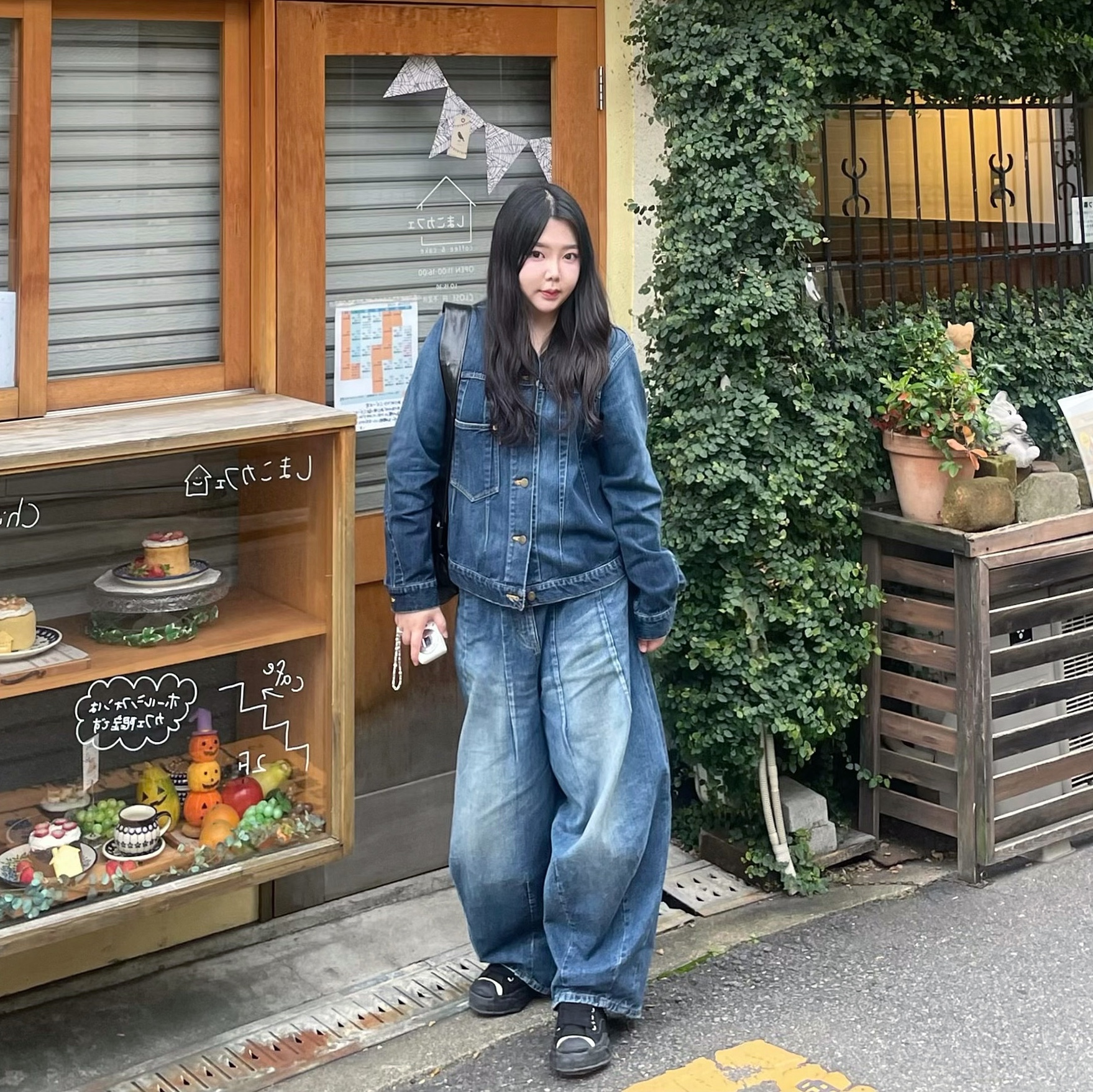 Needles H.D. Pants 12 Oz Denim Indigo 착용 스타일