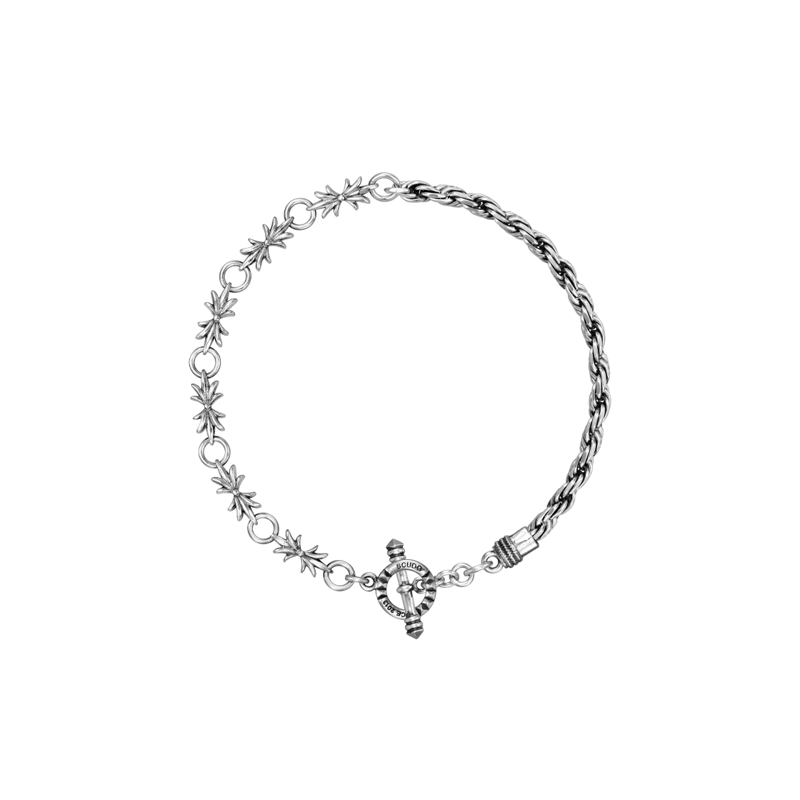 SBN.22S15 Scudo Bay Tree Bracelet Half Chain - 대표 이미지 #1