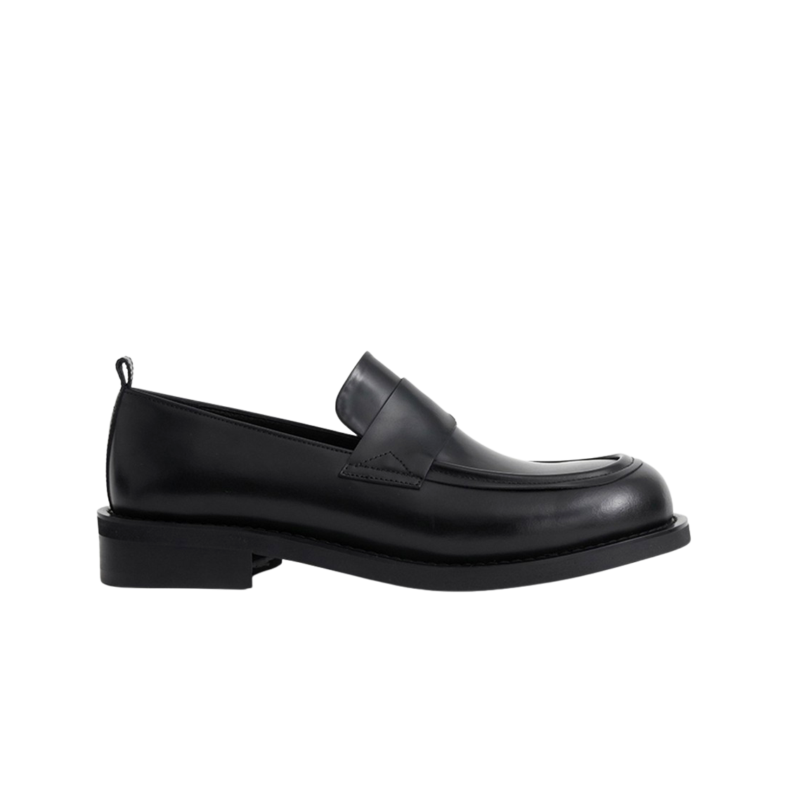 로맨틱 무브 슬릿 와이드 로퍼 블랙 - 레귤러(Romantic Move Slit Wide Loafer Black - Regular)