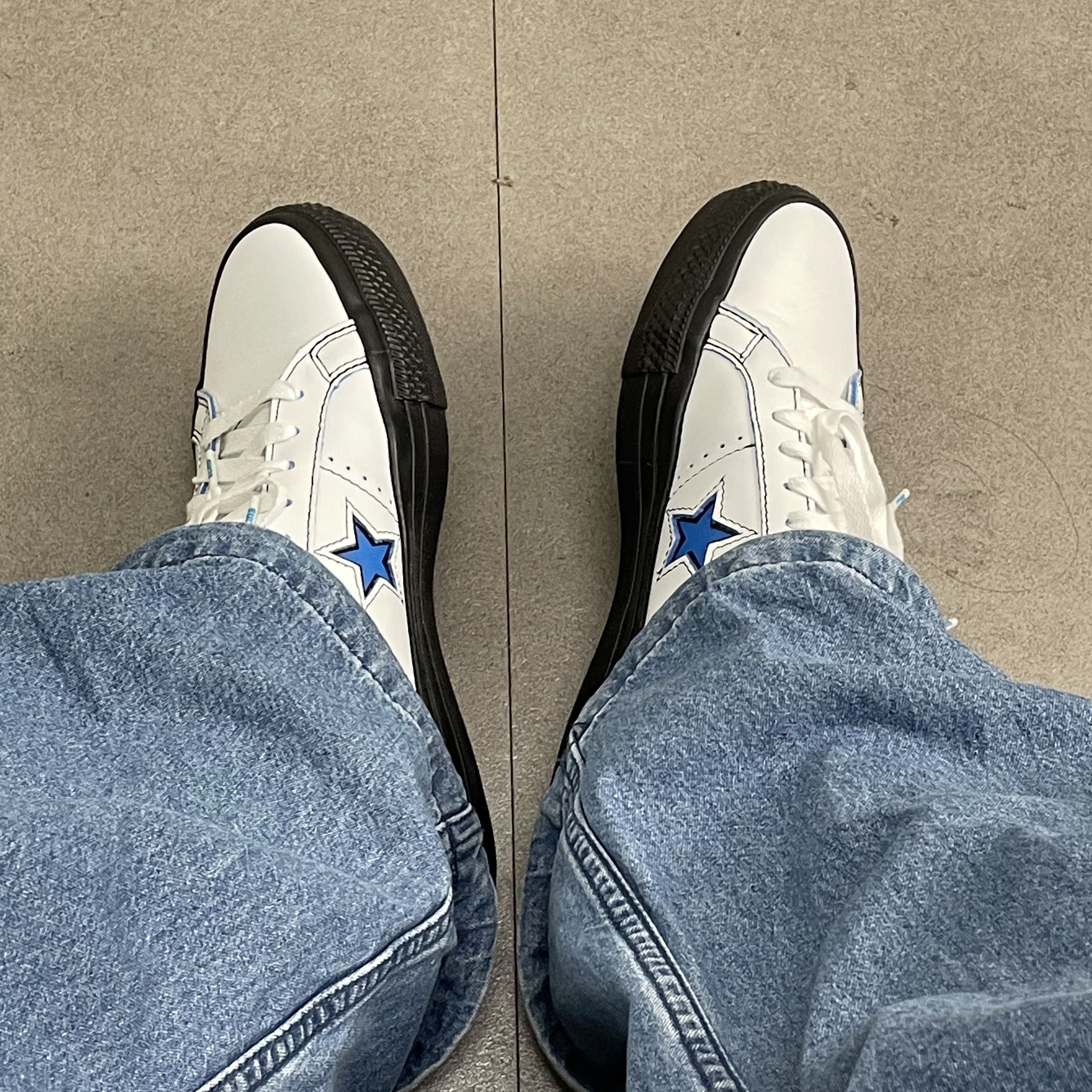 Converse Eddie Cernicky One Star Pro Ox Kinetic Blue 착용 스타일 - 3
