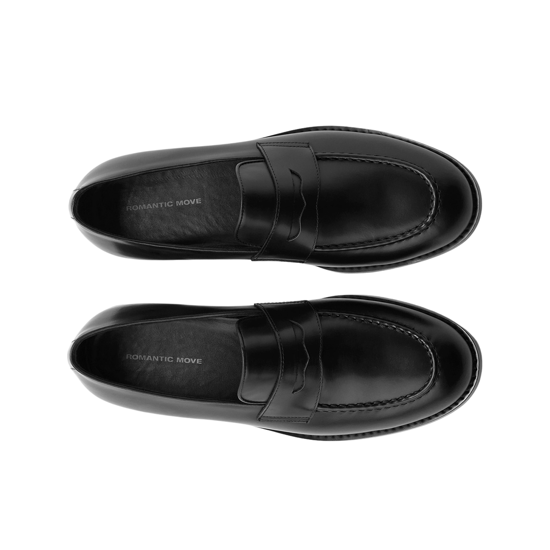 로맨틱 무브 굿 대디 로퍼 블랙 - 와이드(Romantic Move Good Daddy Loafer Black - Wide) - 2