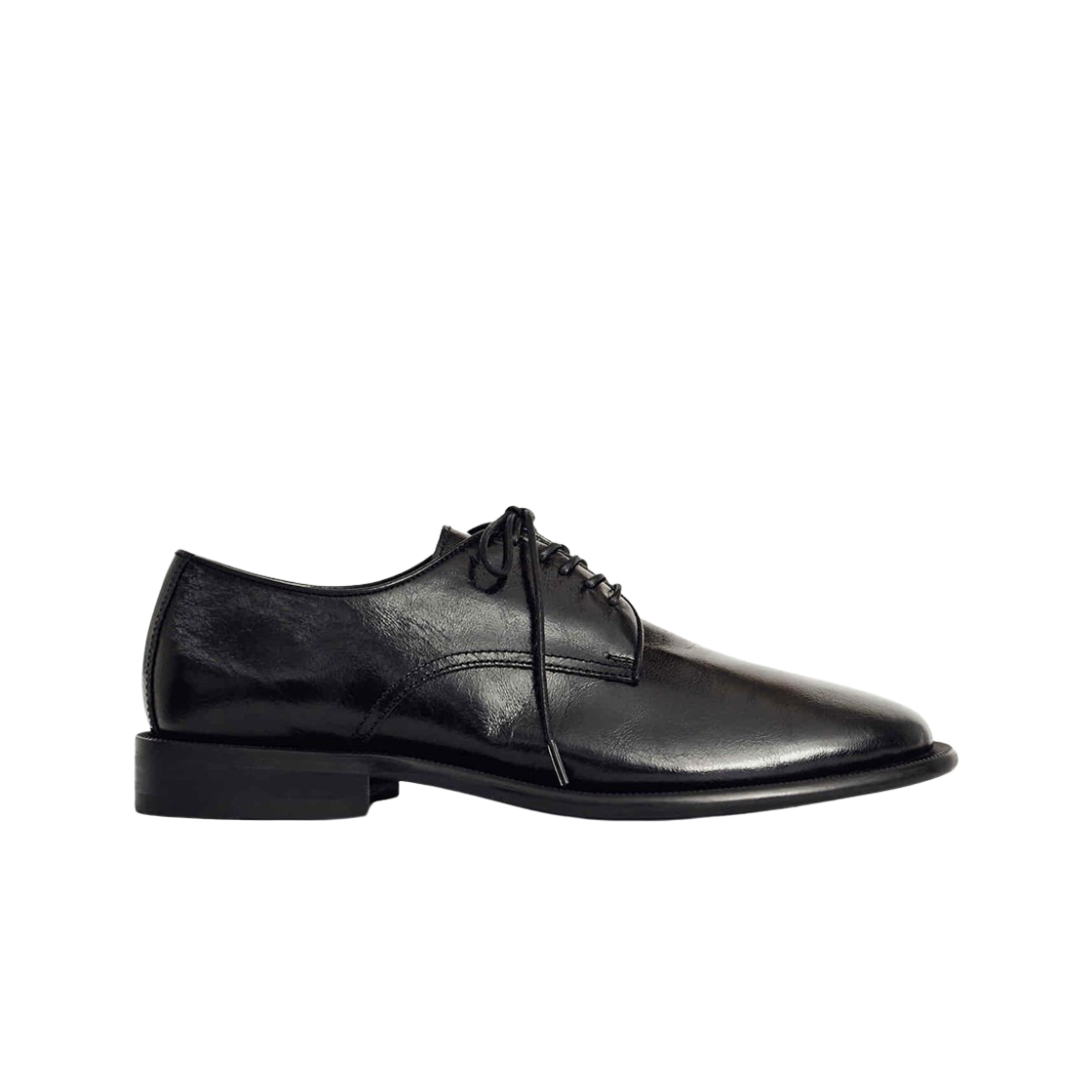 로맨틱 무브 뉴 빈티지 더비 크랙 블랙 - 레귤러(Romantic Move New Vintage Derby Crack Black - Regular)