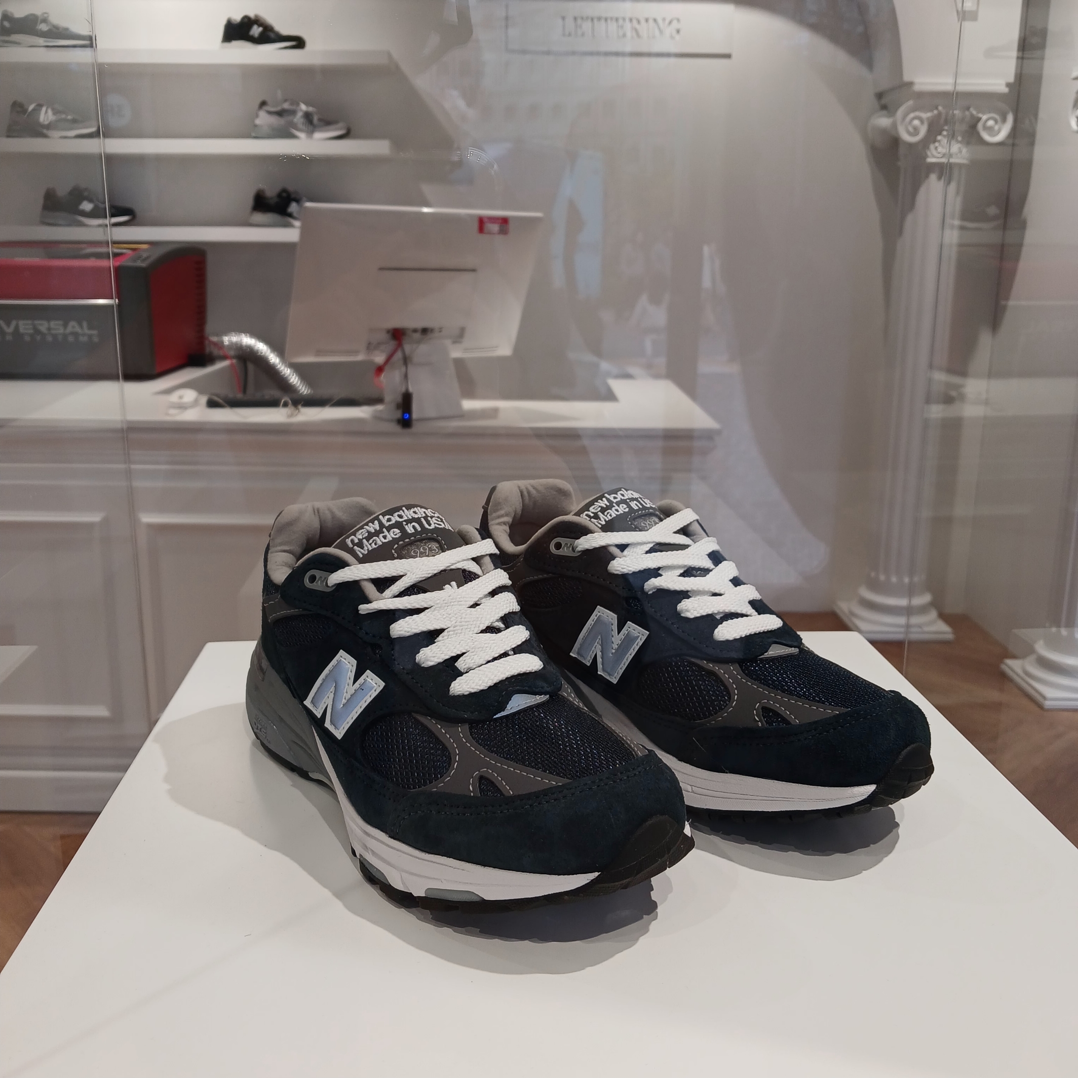 New Balance 992 Made in USA Grey - D Standard, New Balance 991 Made in UK Grey 착용 스타일 - 4