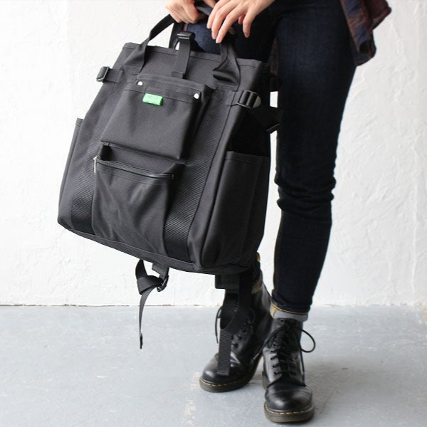 Porter Union Rucksack Black 착용 스타일 - 3