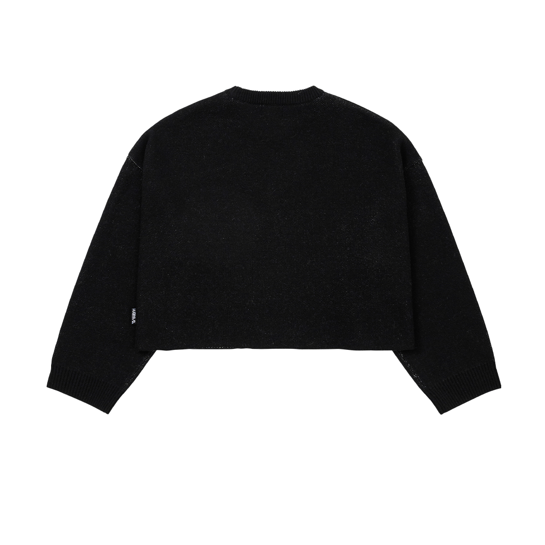 AJO AJOBYAJO】Total Logo Cropped Sweater AJO AJOBYAJO】23FW