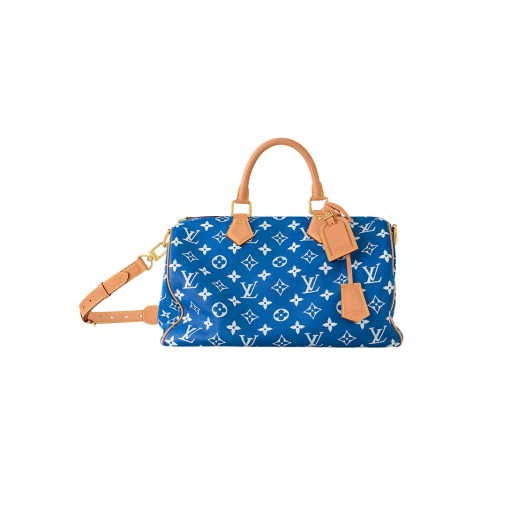 Louis Vuitton Speedy P9 Bandouliere 40 Monogram Blue