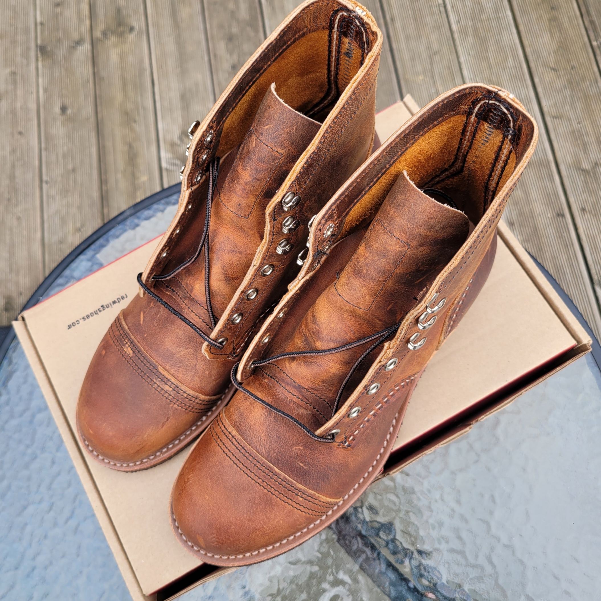 Red Wing Iron Ranger 8085 Copper Rough & Tough - D 착용 스타일 - 5