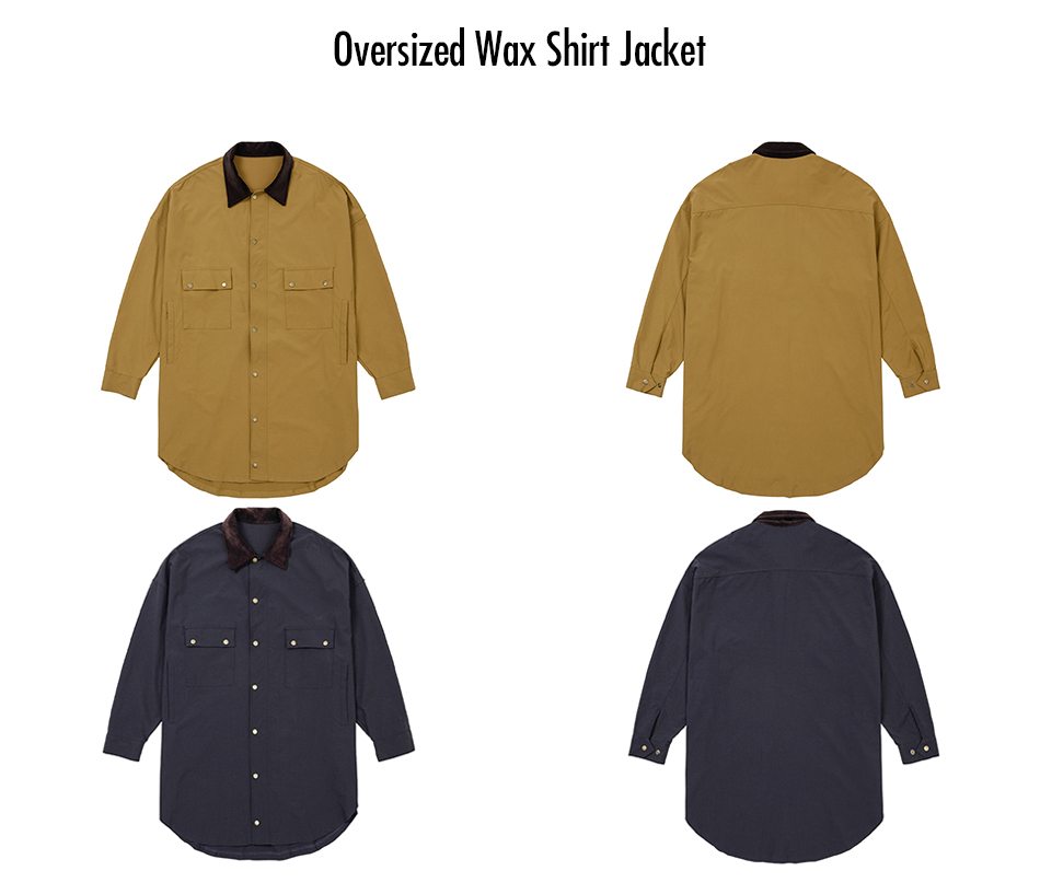 아조바이아조 오버사이즈 왁스 셔츠 자켓 네이비 | AJOBYAJO | KREAM 아조바이아조 오버사이즈 왁스 셔츠 자켓 네이비 | AJOBYAJO | KREAM