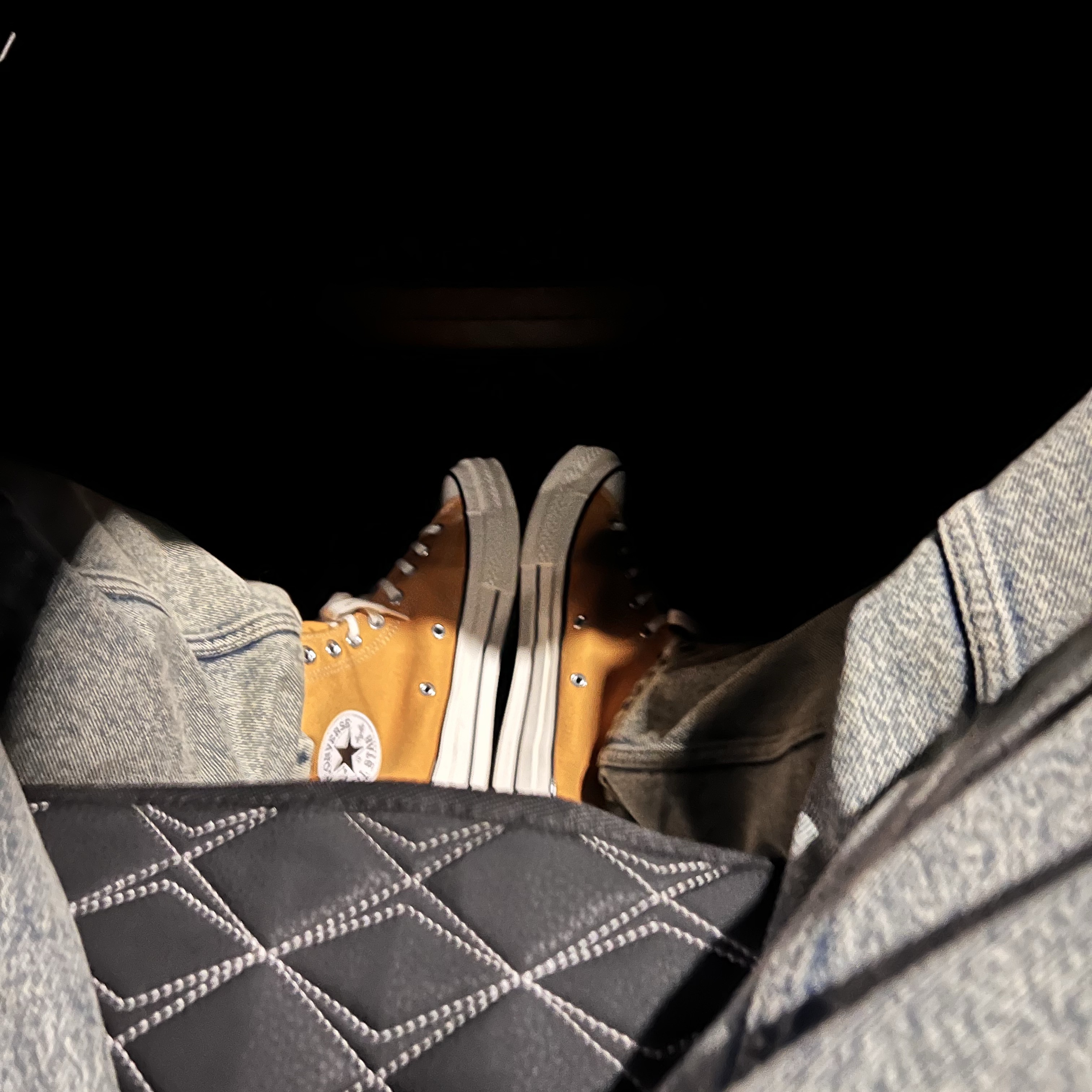 Converse Chuck 70 High Vintage Canvas Sunflower 착용 스타일