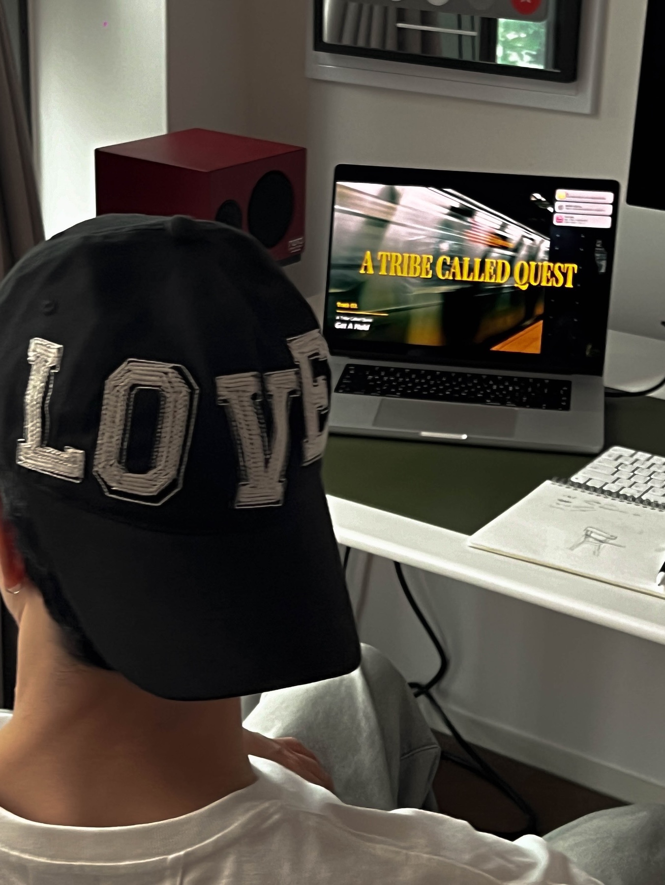 PACOSPLY Lover E3 Cap Black, PACOSPLY Lover E3 Cap Navy 착용 스타일