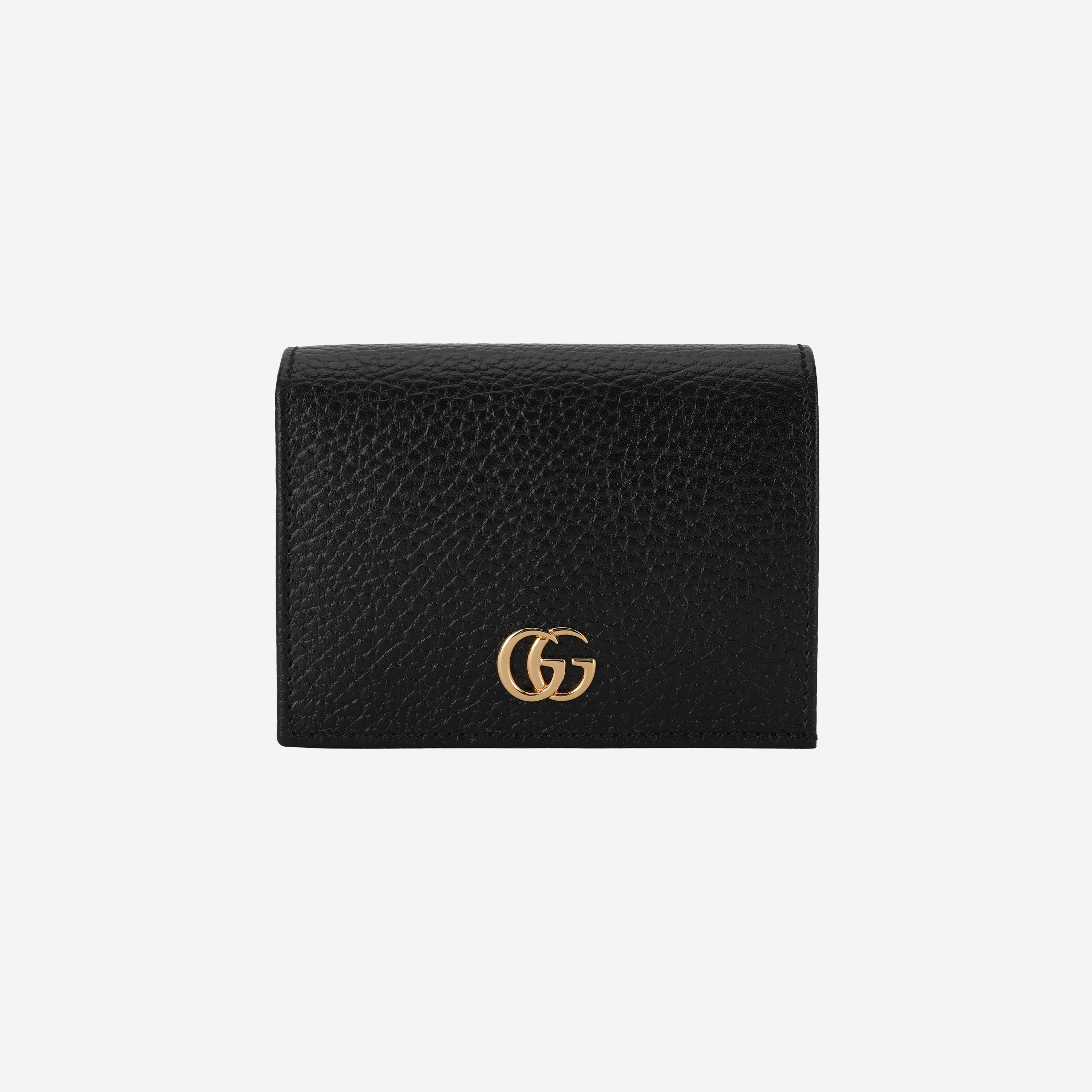Gucci GG Marmont Leather Card Case Wallet Black
